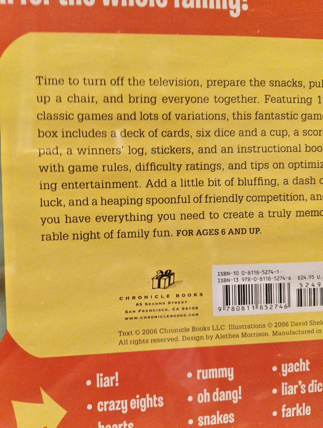 “Game Night” Games for The Entire Family Illustrated Instructions 11 Games NEW