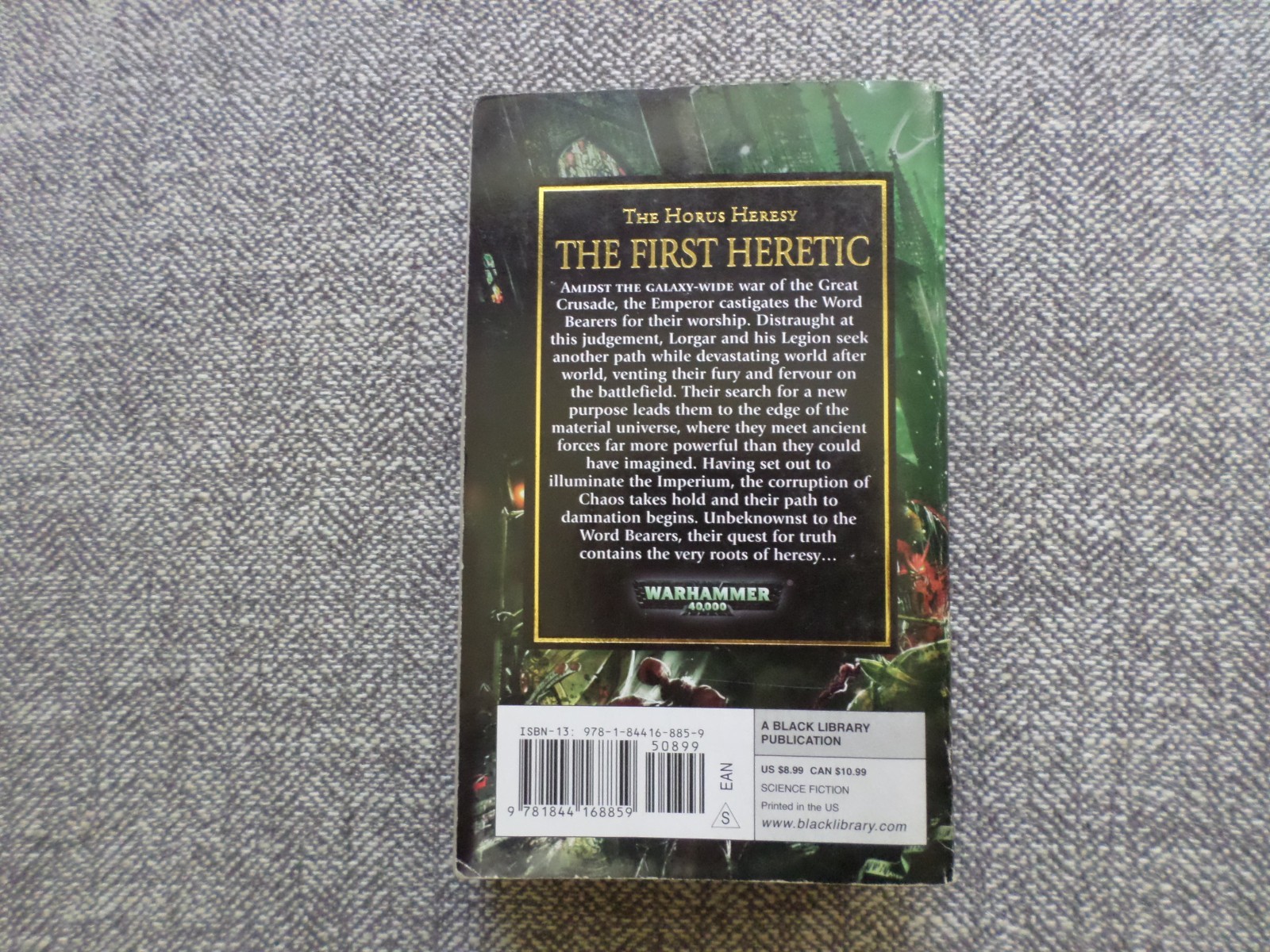 First Heretic MMPB 1st Print Aaron Dembski-Bowden Mass Market Paperback 40k