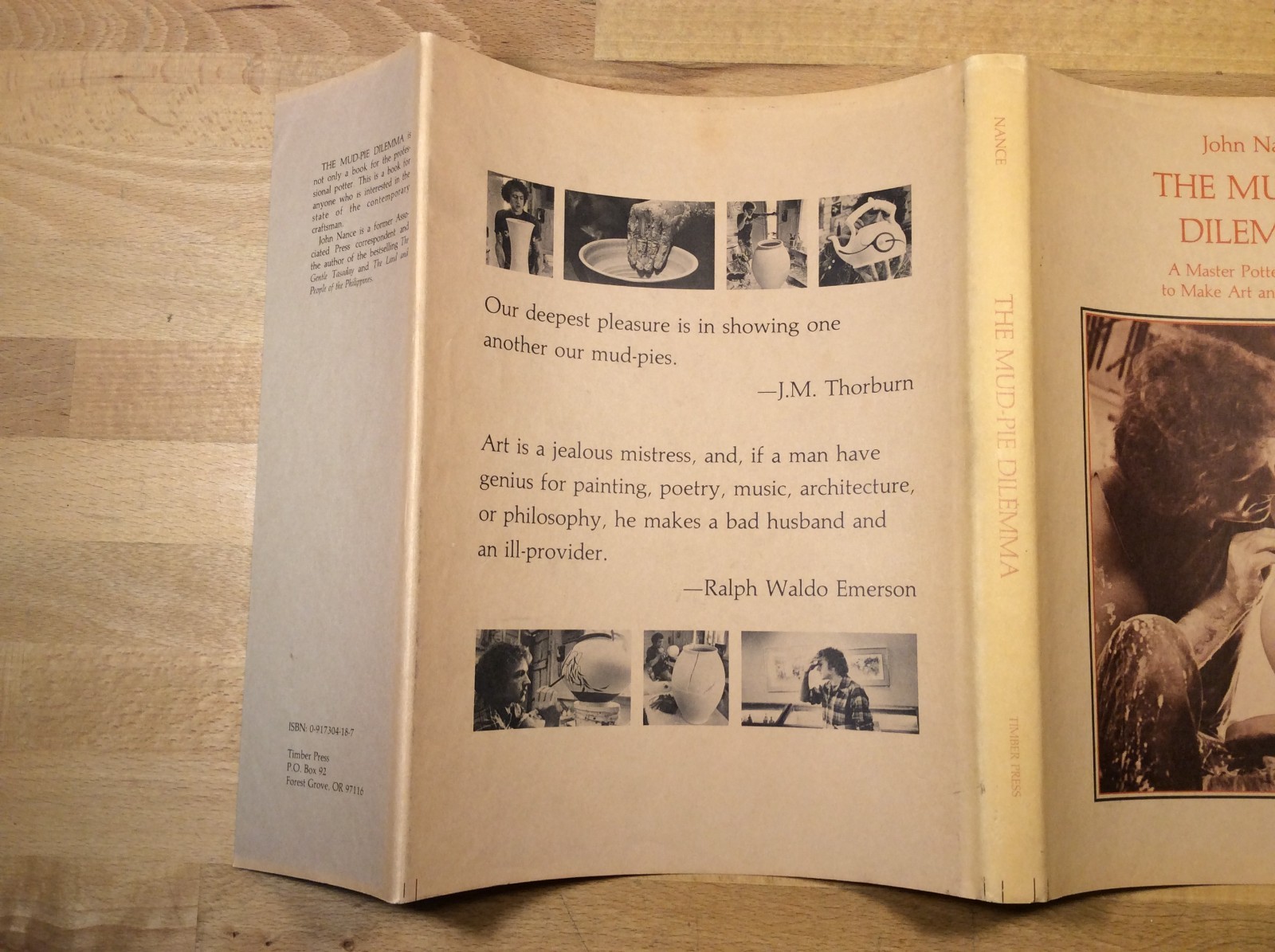 The Mud-Pie Dilemma, SIGNED John Nance, Tom Coleman, Hardcover, Potter, Art
