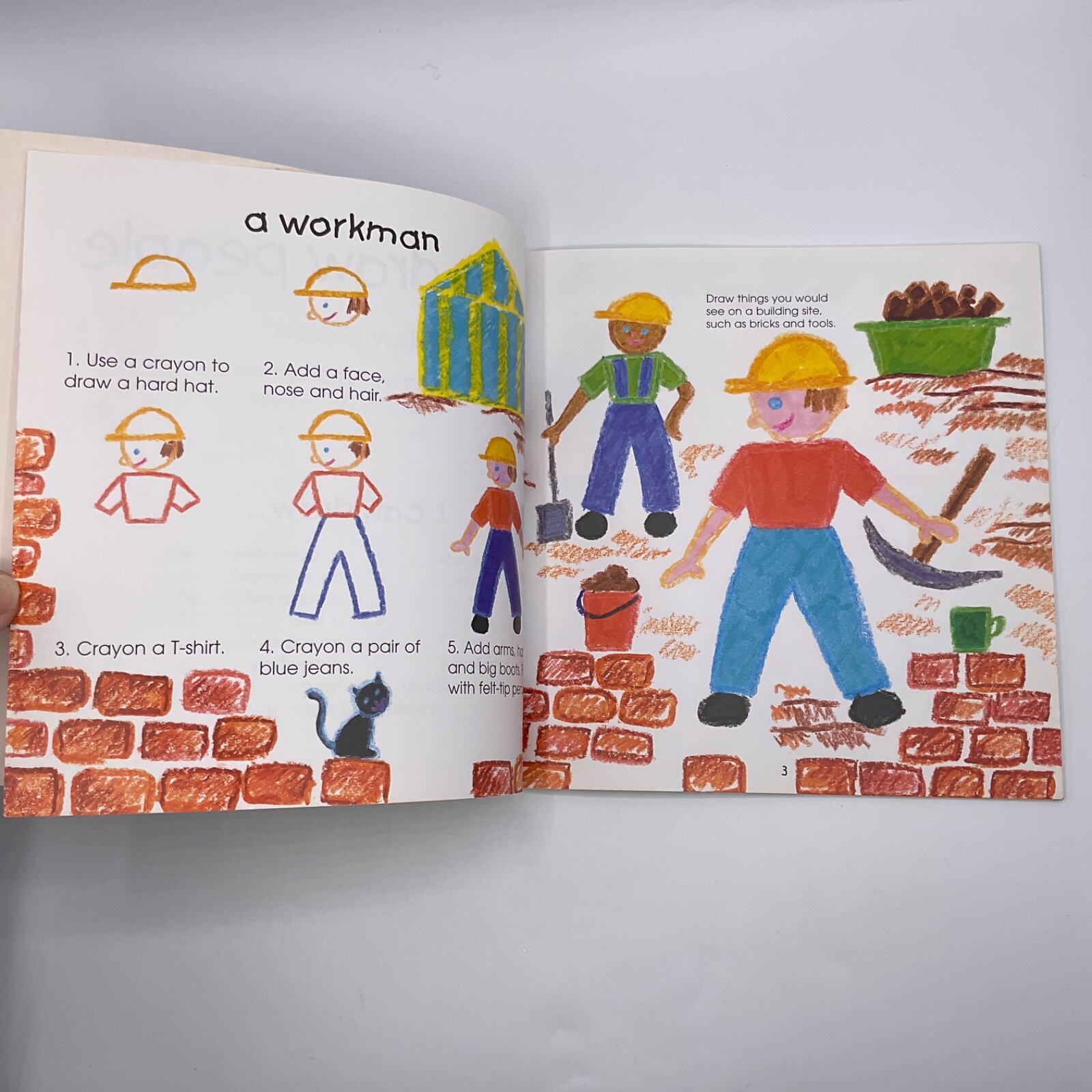 I Can Draw People & How to Draw People Lot of 2 Paperback Books Usborne Levy Kid