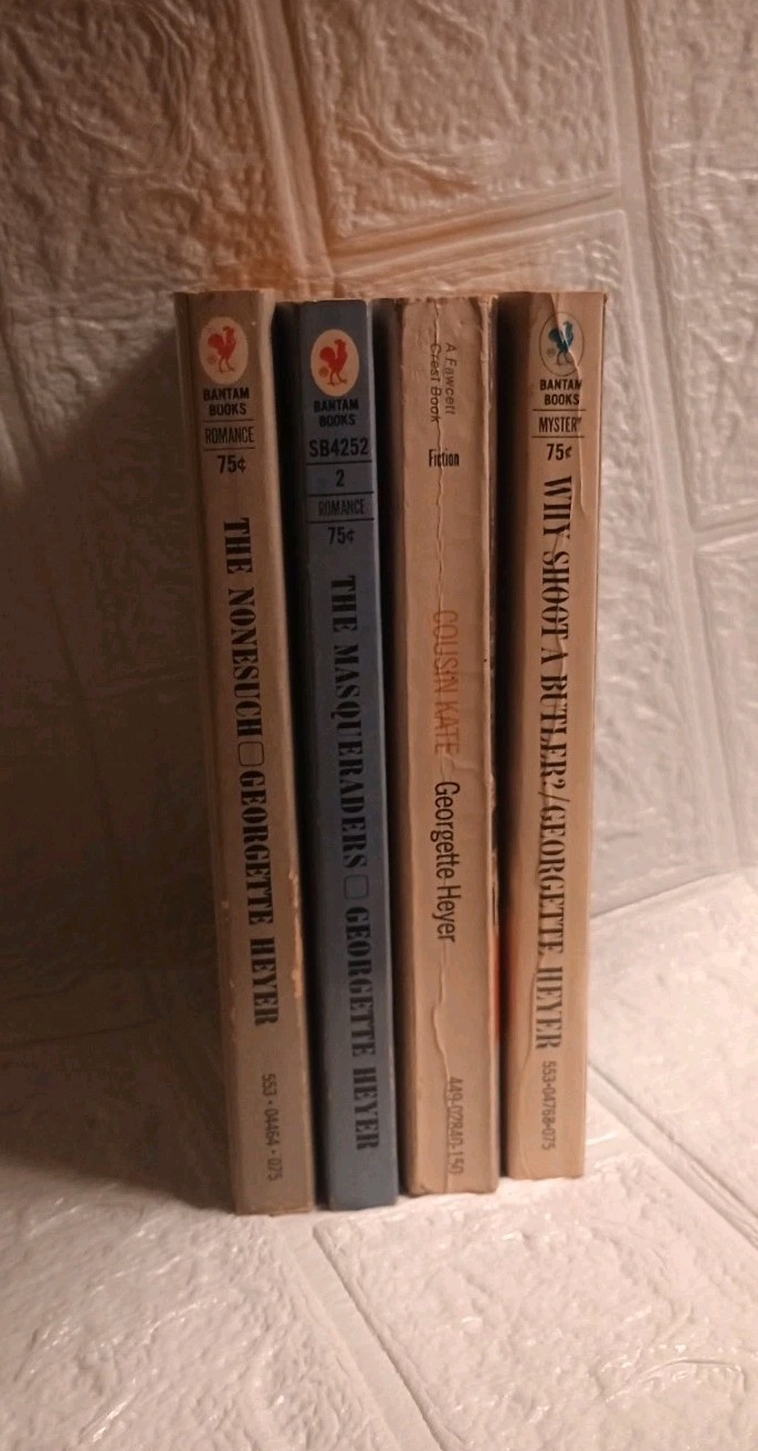Georgette Heyer Book Lot Of ⭐4⭐ Historical Romance Mystery