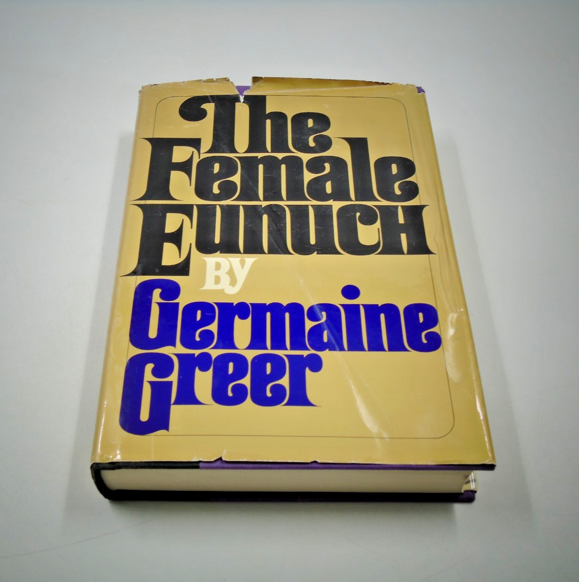 The Female Eunuch Book by Germaine Greer FIRST EDITION 1971 Hardcover, Vintage