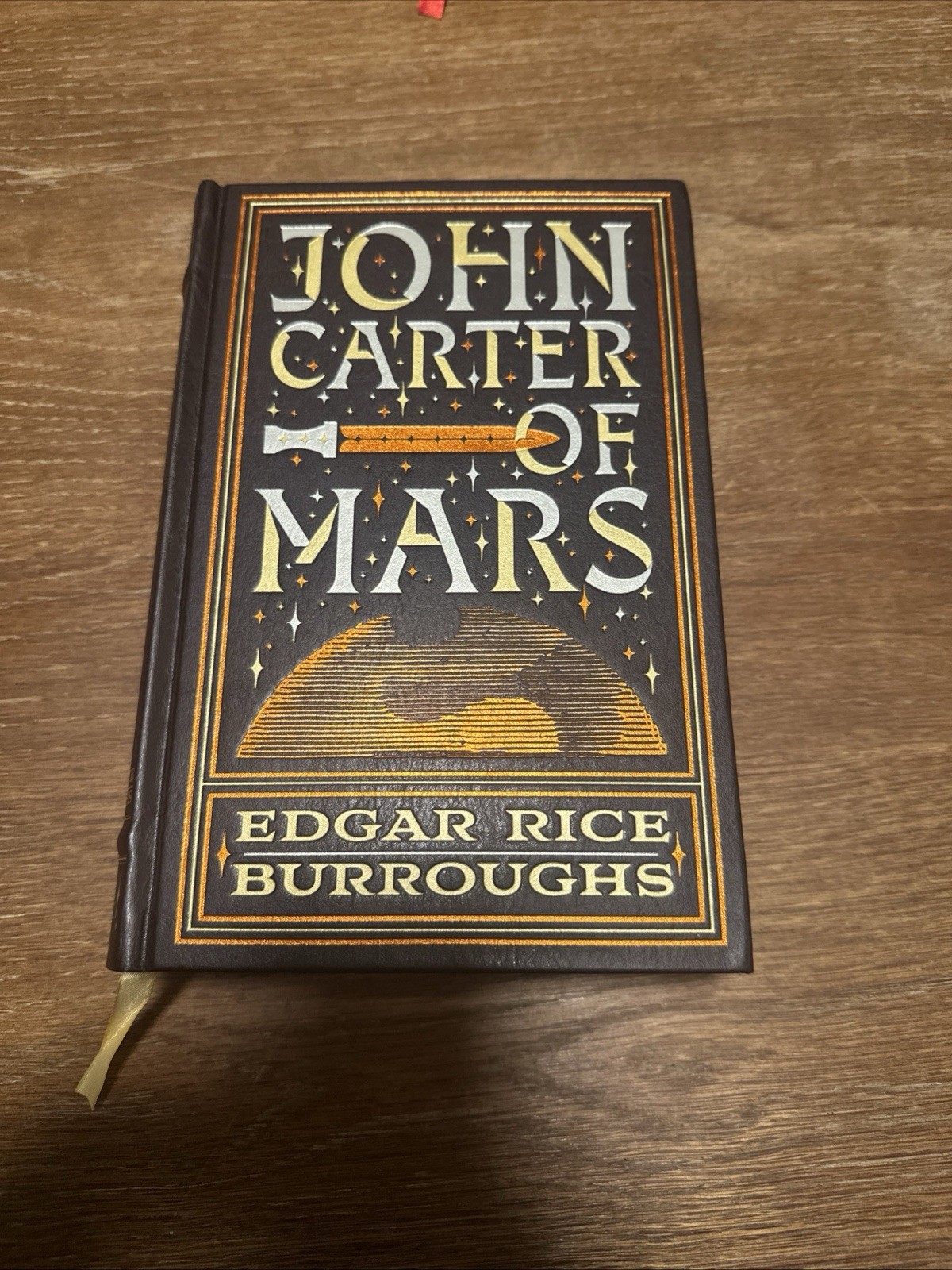 Edgar Rice Burroughs John Carter of Mars Trilogy B&N Collectible Leather HC HTF
