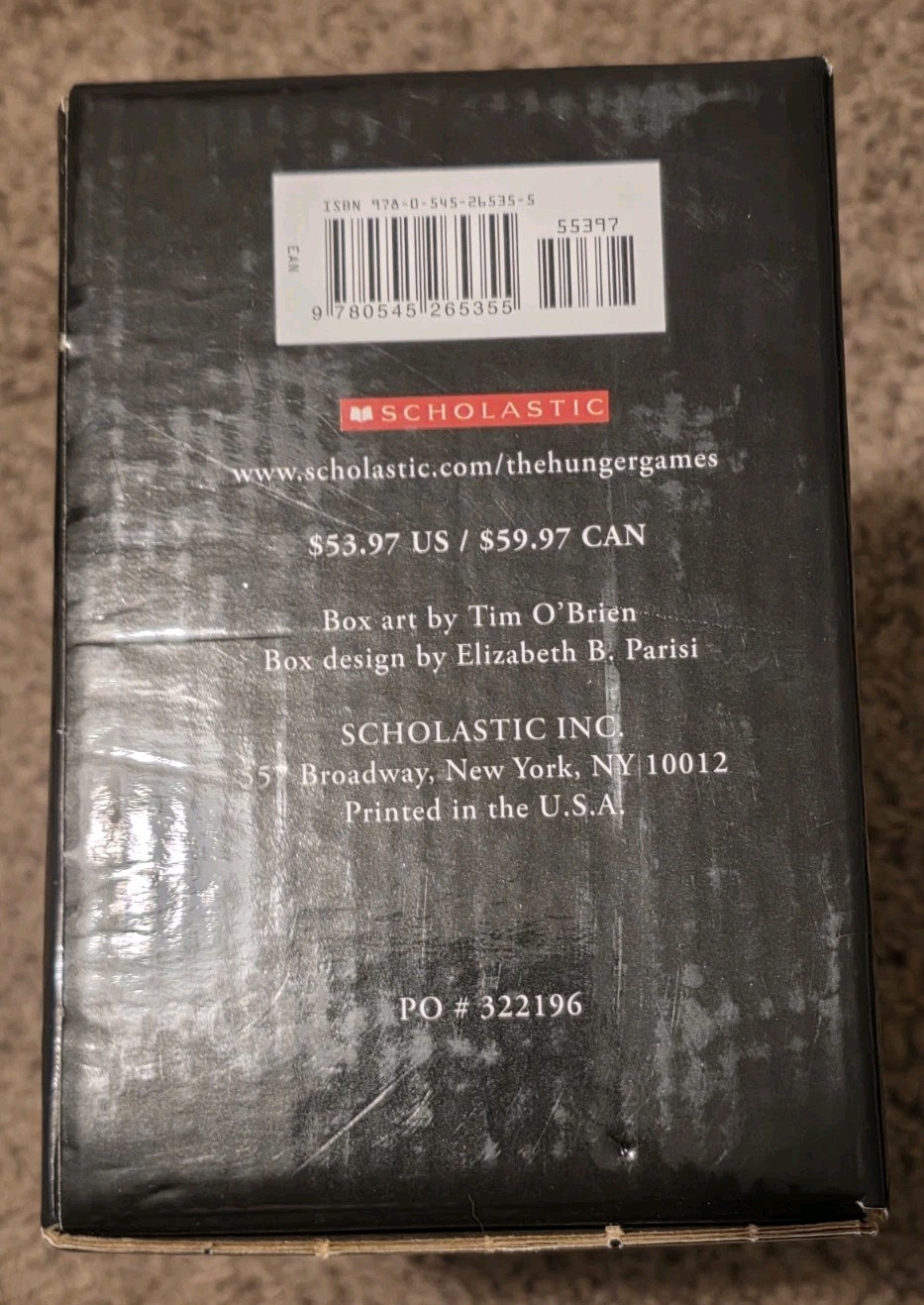 THE HUNGER GAMES Trilogy Hardcover Set Suzanne Collins Scholastic 1st Ed
