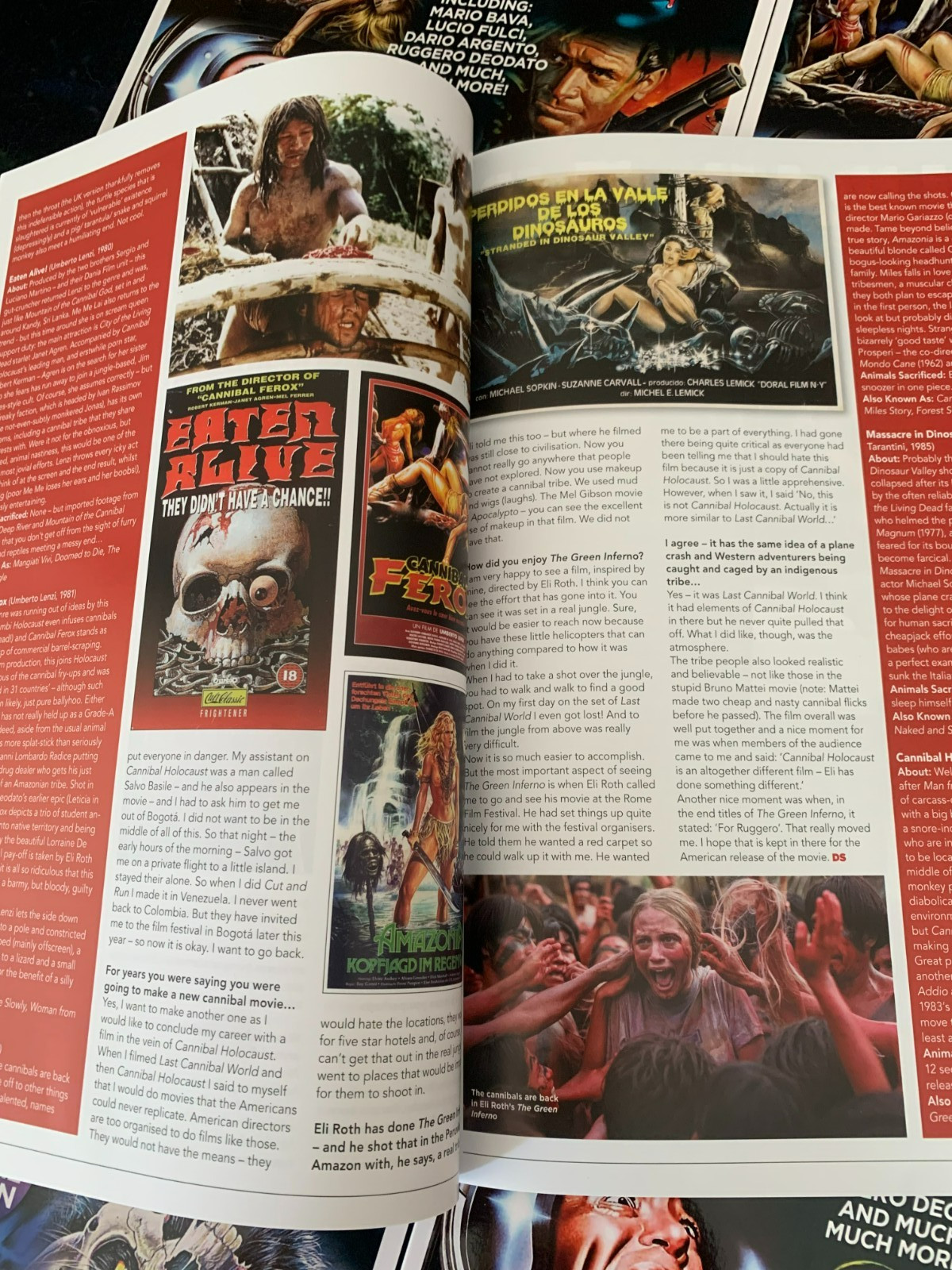 Horror Movie Book – Italian Horror Annual – 100 Full Colour A4 Pages