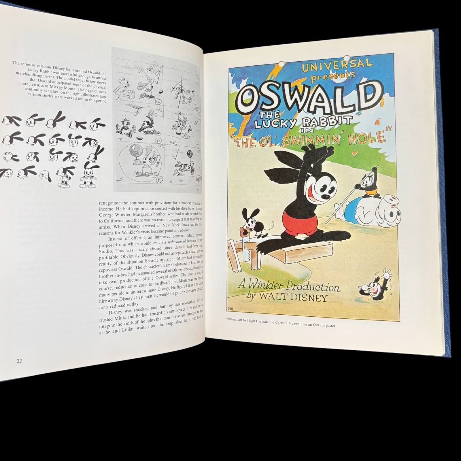 The Art of Walt Disney 1975 Hardcover Book Mickey Mouse Illustrations Disneyana
