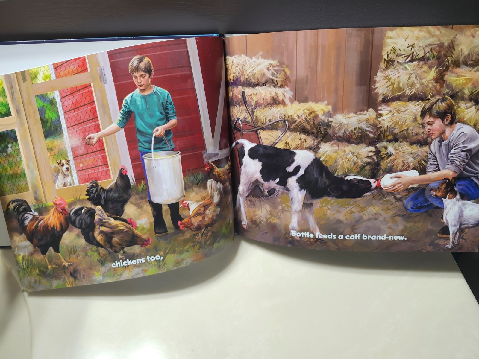 Daddy’s Little Boy Children’s Book – Father Son Story – Farm Life – New