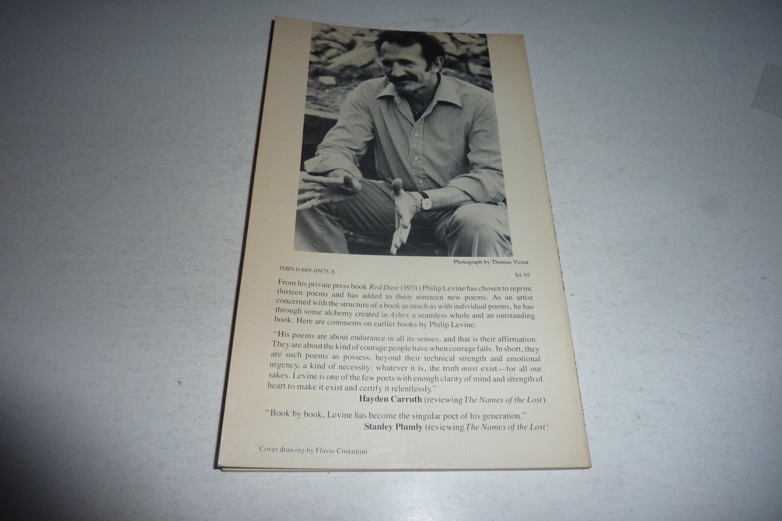 ASHES: POEMS NEW & OLD By Philip Levine TPB Graywolf Press 1983 3rd Printing