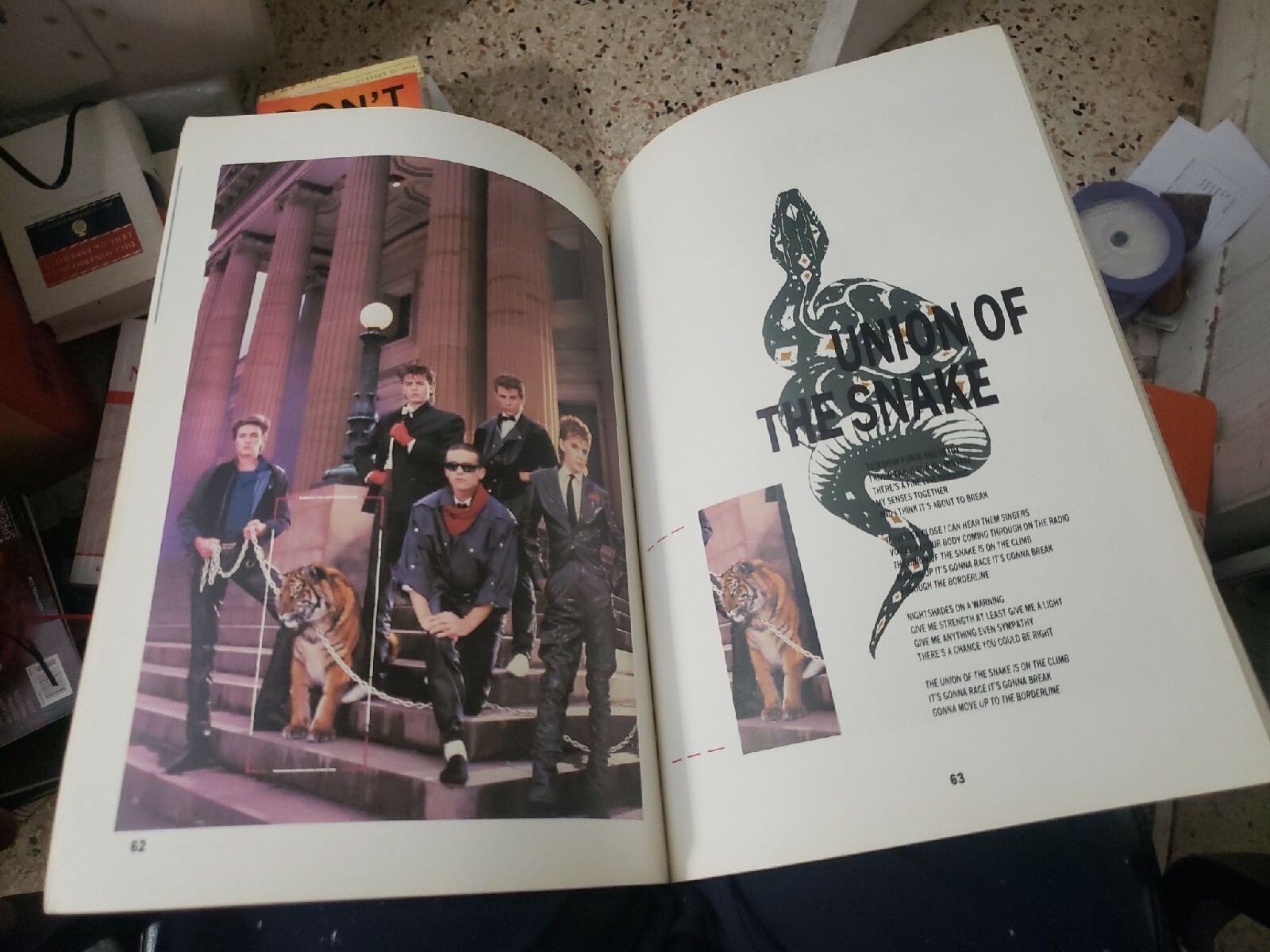 Duran Duran The Book of Words Original 1984 US Printing Nick Rhodes New Wave