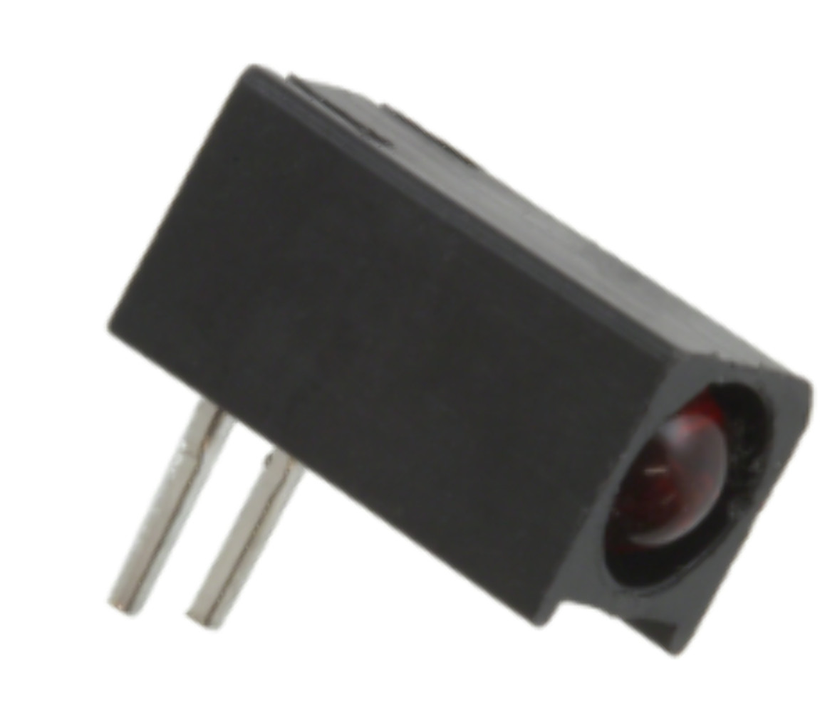551-1702F LED CBI 3MM Red HI EFF Through Hole, Right Angle :RoHS