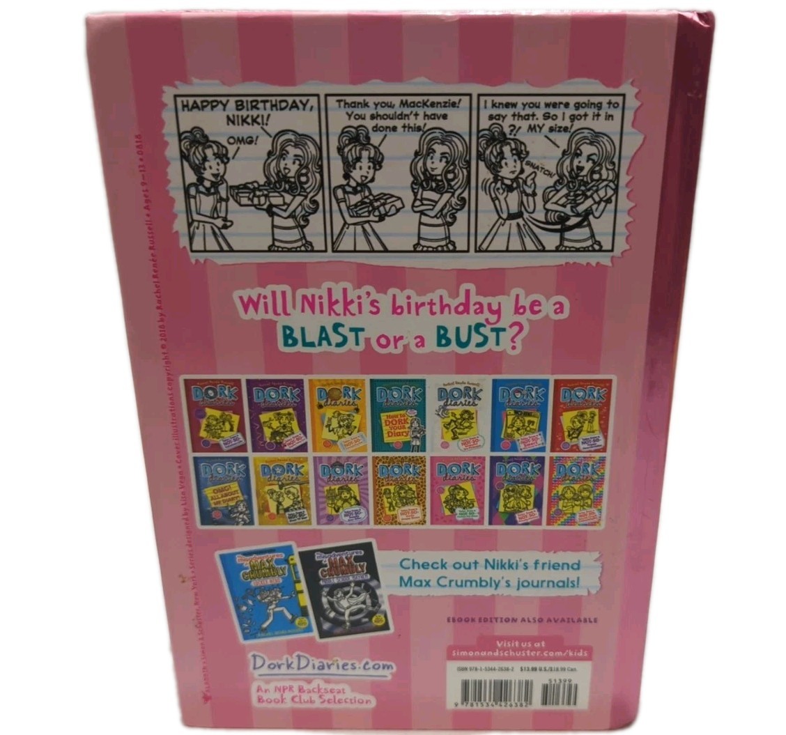 Dork Diaries By Rachel Renee Russell Hardcover Book Lot Of 11 #s 1, 4-7, 10-15
