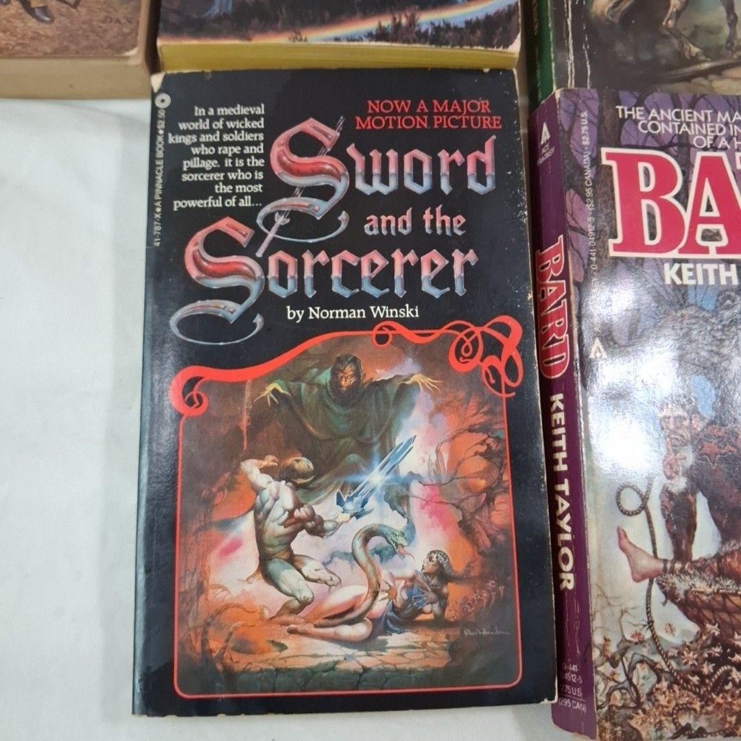 Starless Night / Bard / Blue Adept, Fantasy PB Lot Of 9 Novels Sword & Sorcery