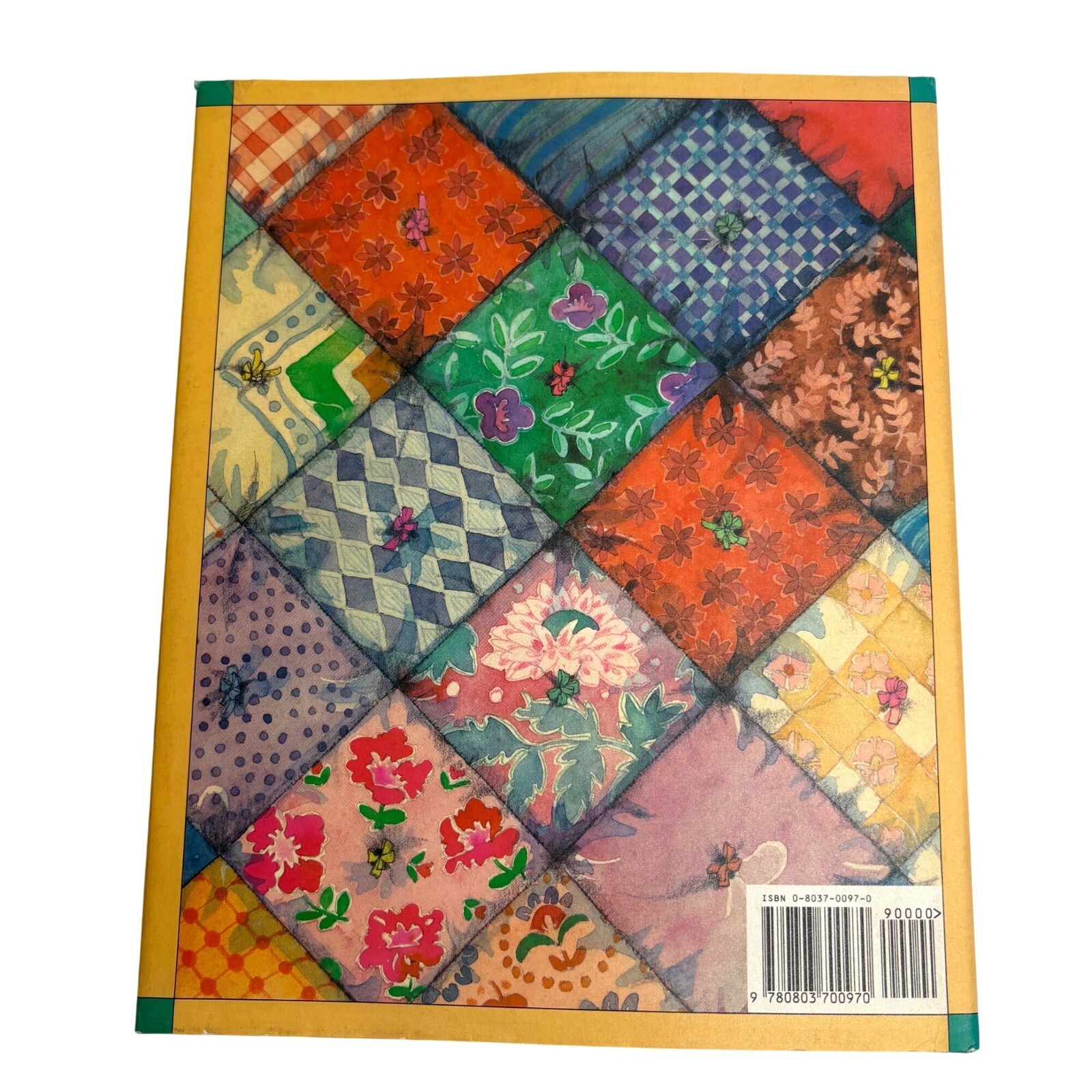 Vintage The Patchwork Quilt Valerie Flournoy Signed Hardcover Book GOOD