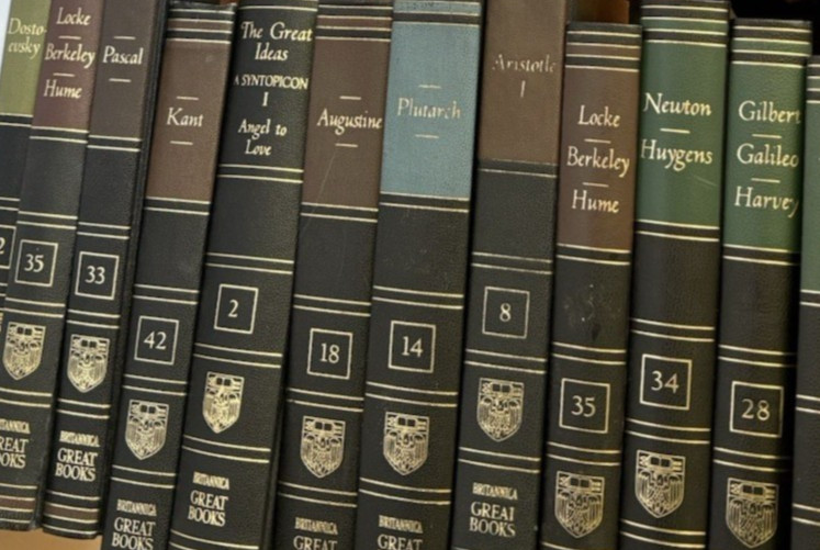 Great Books of the Western World YOU CHOOSE 1980s Black Spine Britannica Lot