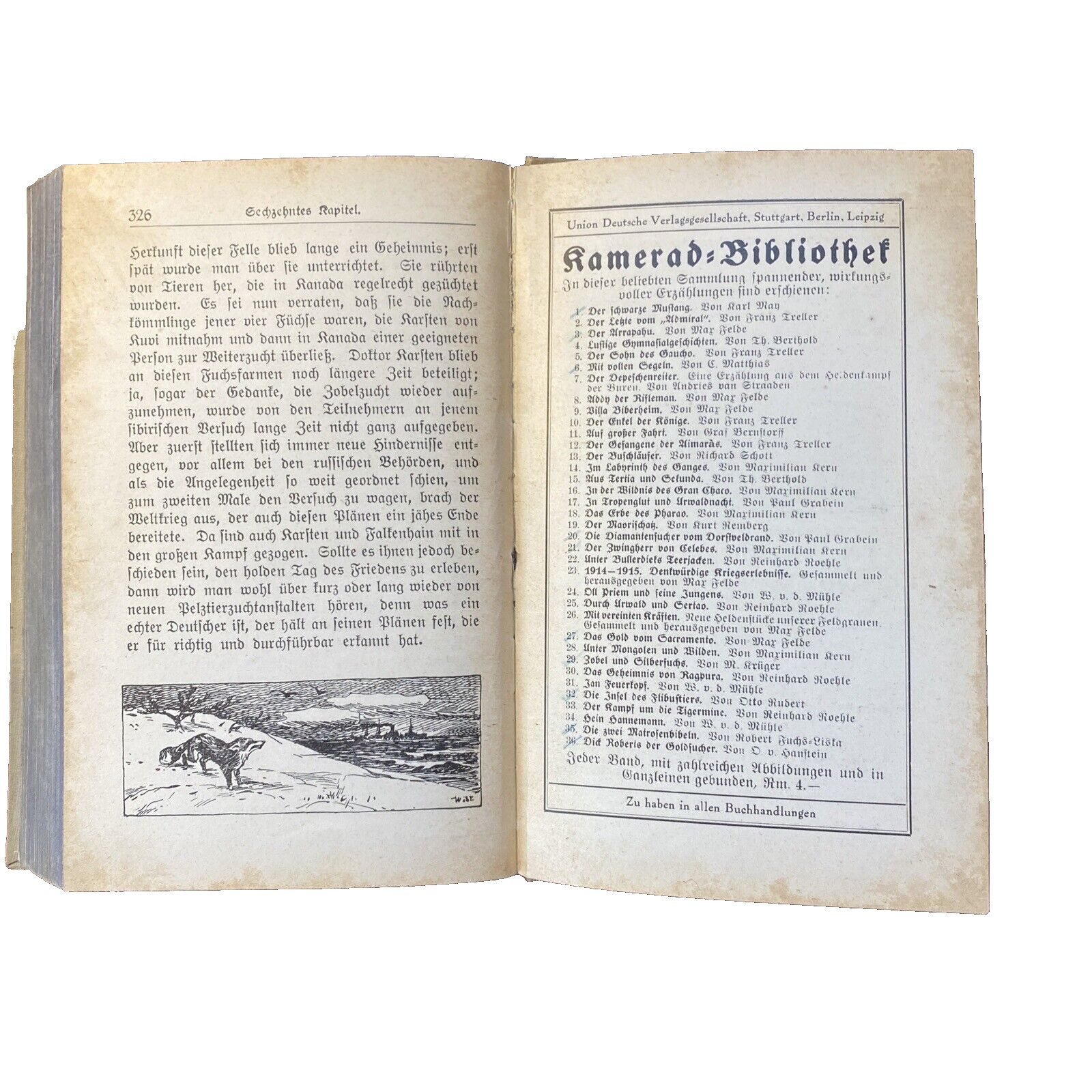 ” Zobel und Silberfuchs “Max Krüger Verlag: Taschenbuch 11 × 17 cm