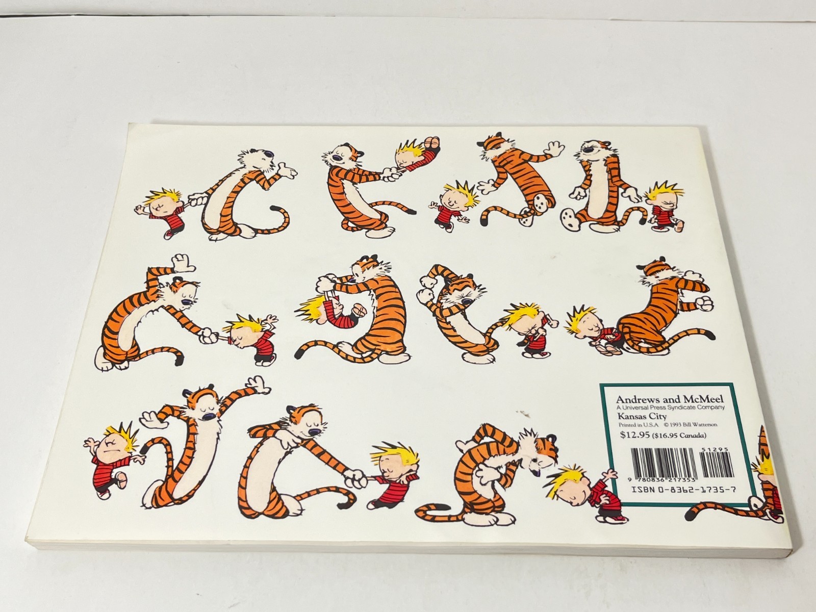 LOT 5 Calvin and Hobbs Softcover Books Bill Watterson Good Condition 1991-1996