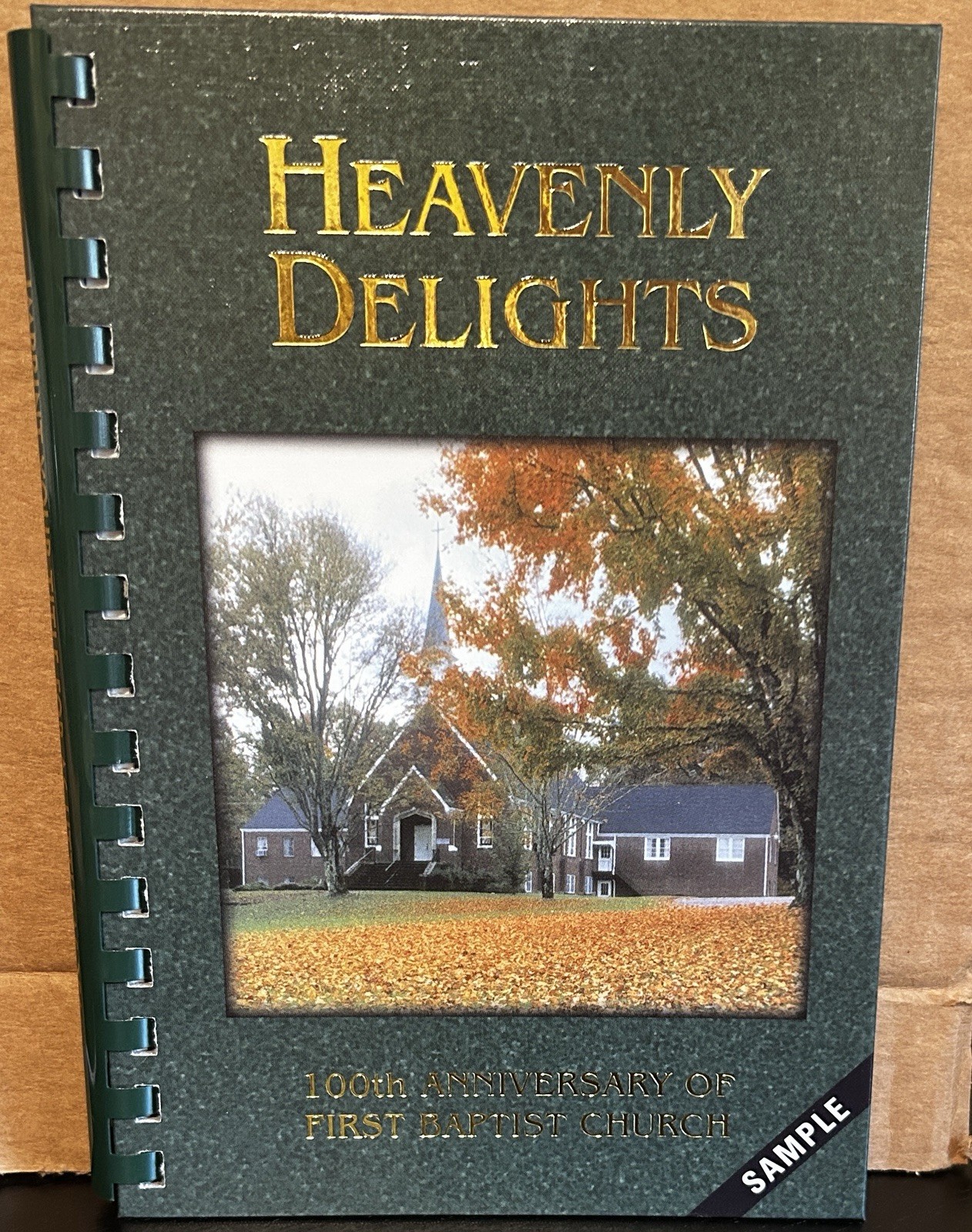 A Taste of Heaven Cookbook Sample Book Hardcover Morris House 74+ Pgs Of Recipes