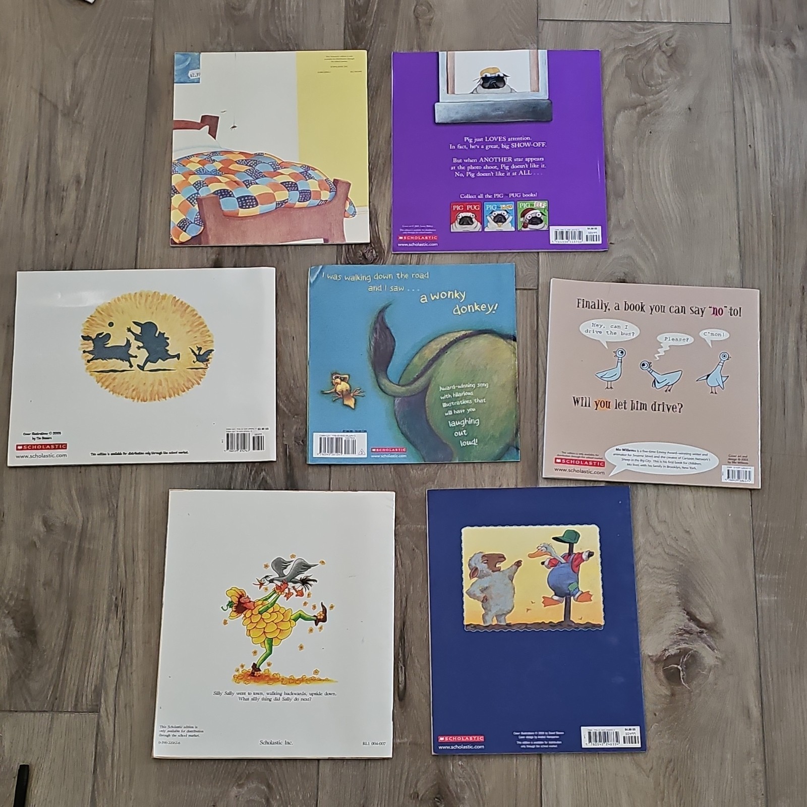 Silly Childrens Book Lot of 7 Paperback Books by Scholastic Inc. Pre-owned