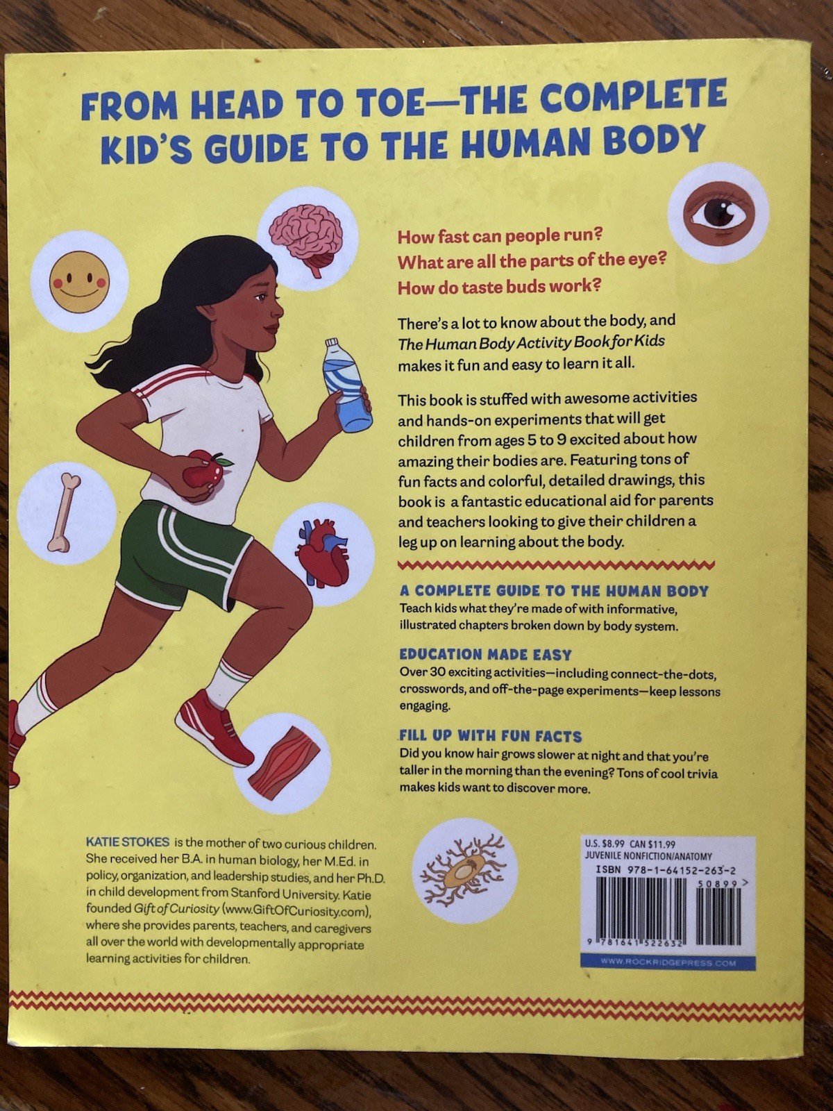 Human Body Activity Book for Kids : Hands-On Fun for Grades K-3 by Katie Stokes