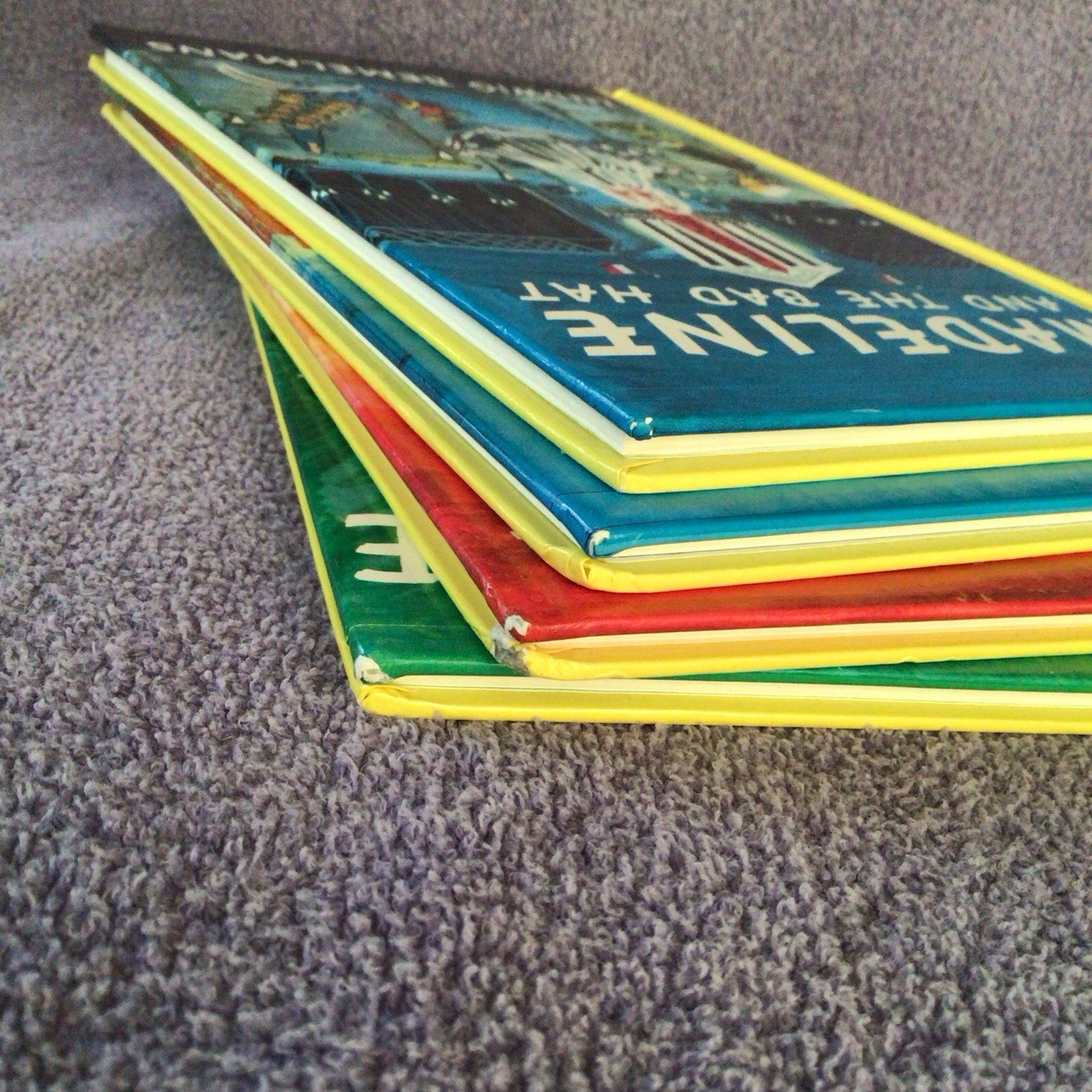 ✨4 Vintage 1992 MADELINE BOOK LOT By Ludwig Bemelmans – Trade Size Hardcover