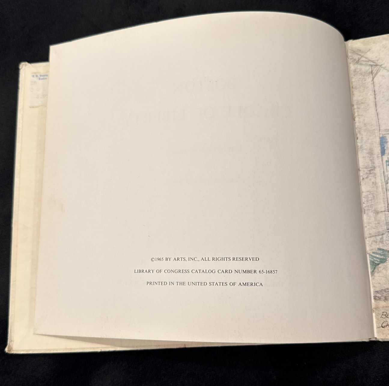 Boston Cradle of Liberty by Edward Weeks 1965 HB Book Boston MA