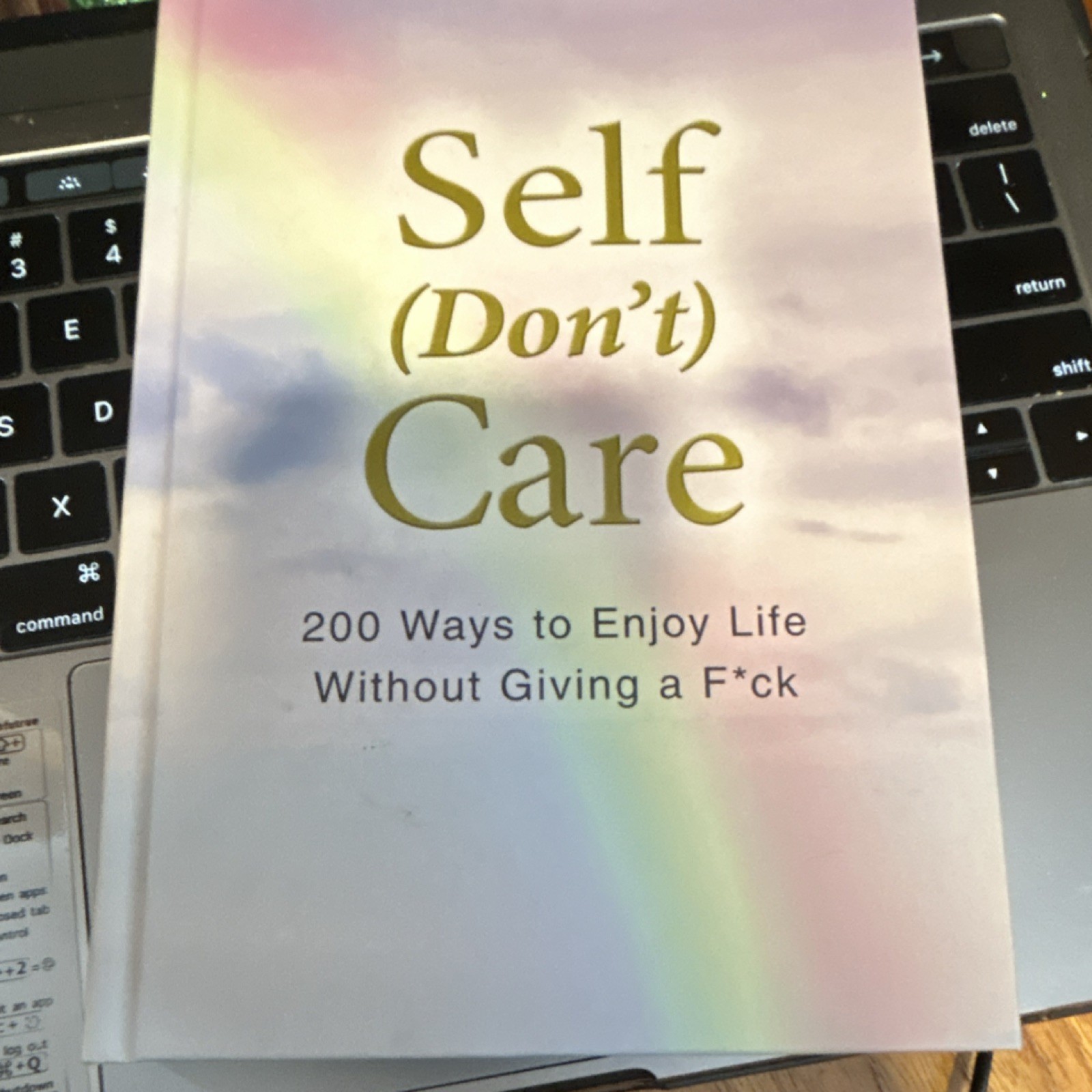 Adams Media Self (Don’t) Care: 200 Ways to Enjoy Life Hardcover Humor 2019