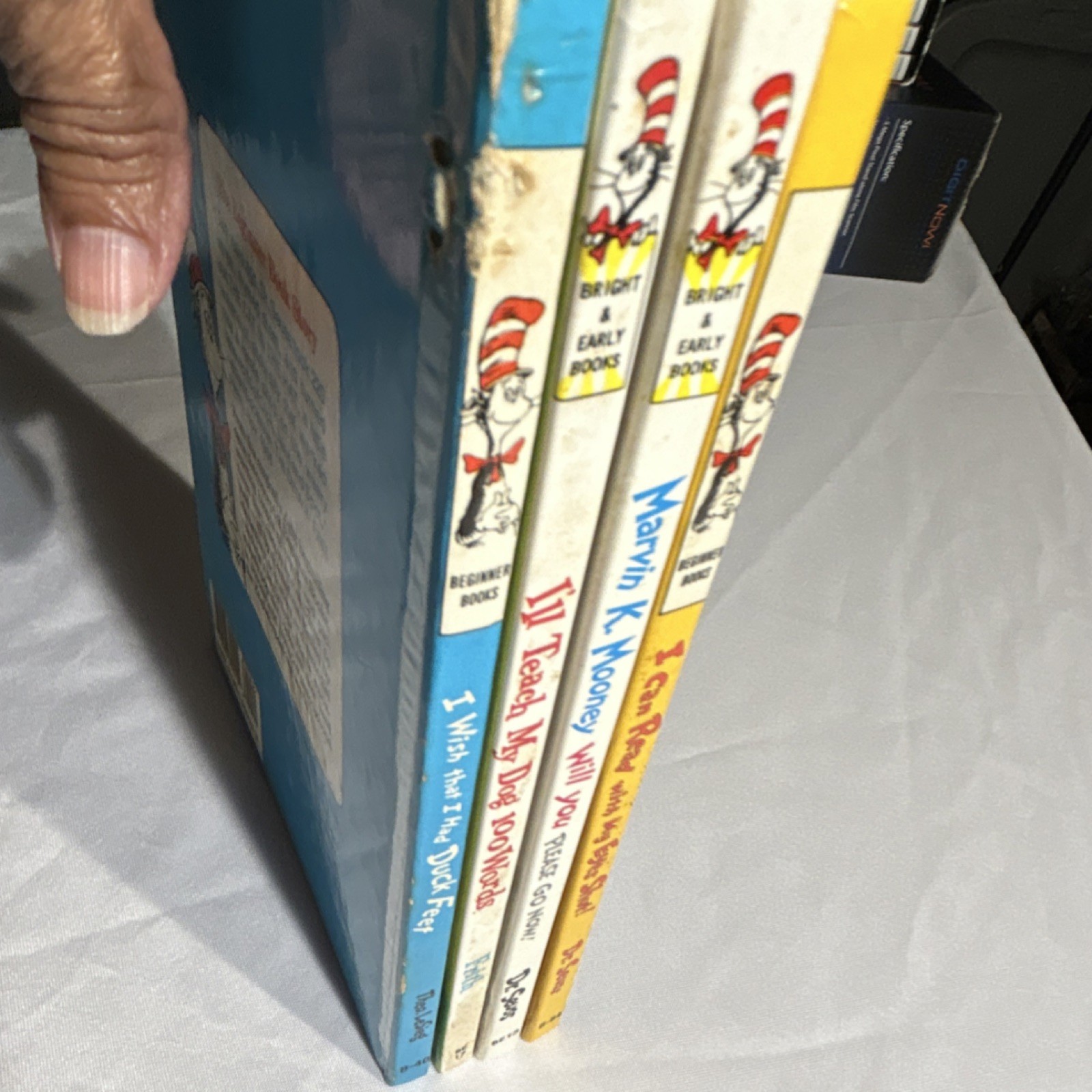 Bright & Early Books HC 4-Book Lot Dr. Seuss/LeSieg/Frith I Can Read!