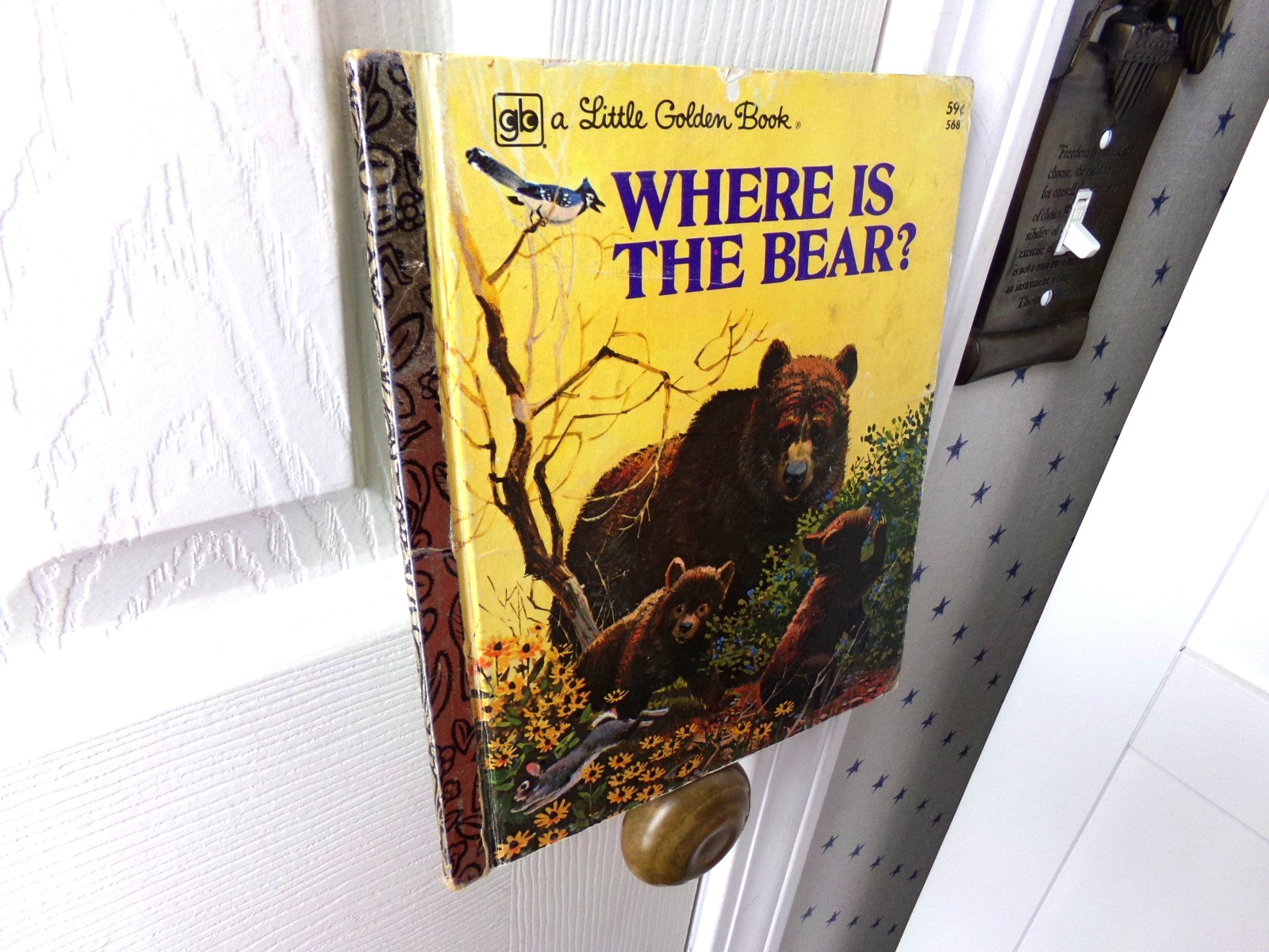 Where is the Bear? Betty Hubka Crawford Vtg A Little Golden Book 1978 1967 568
