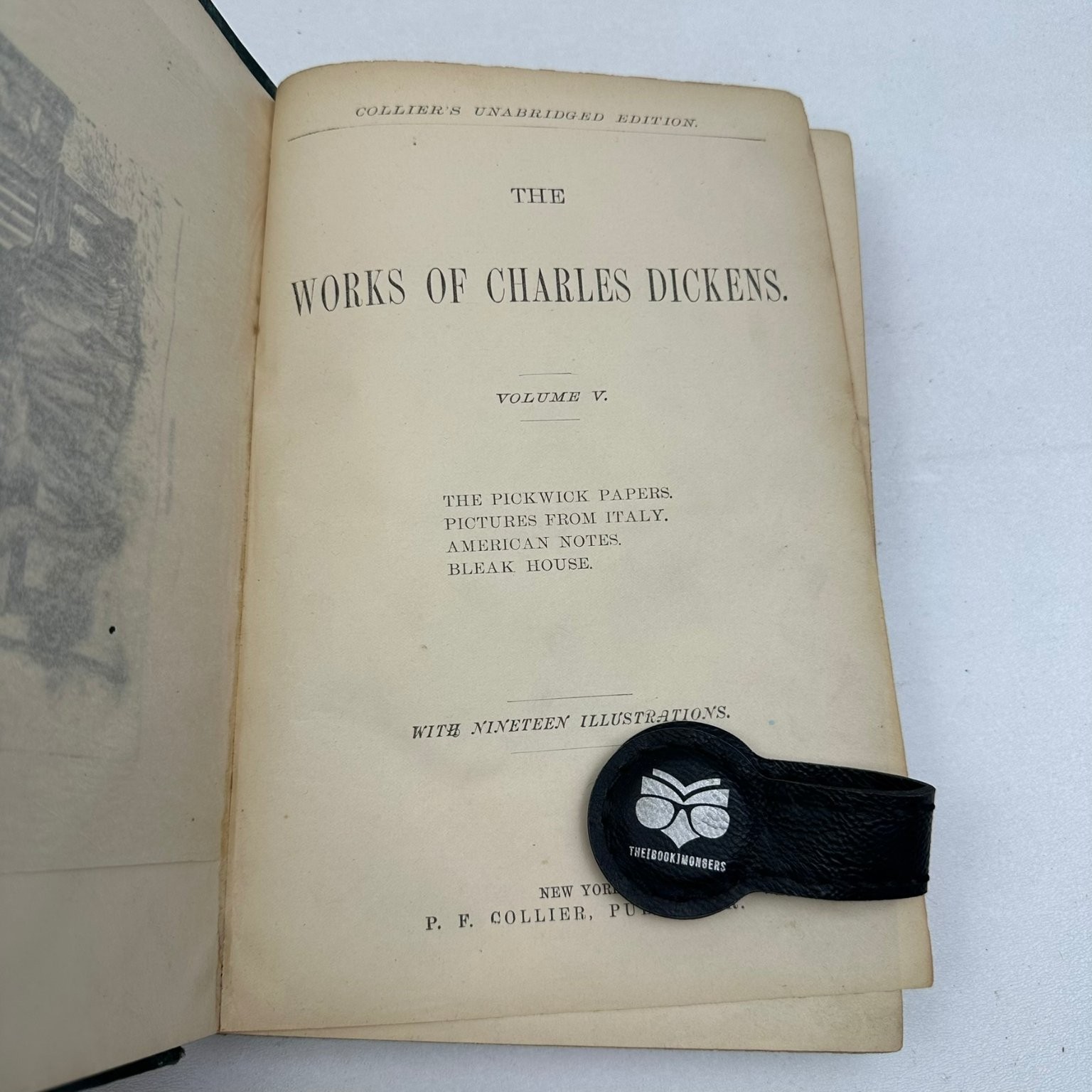 Works of Charles Dickens Vol 1-6 P. F. Collier Unabridged Illustrated Vintage