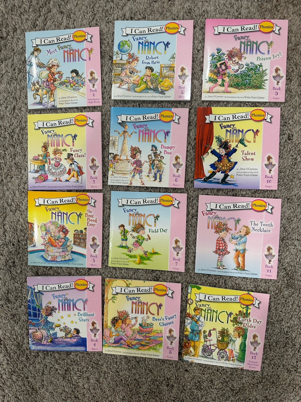 HarperCollins I Can Read Fancy Nancy Fantastic Phonics 12-Book Box Set 2013