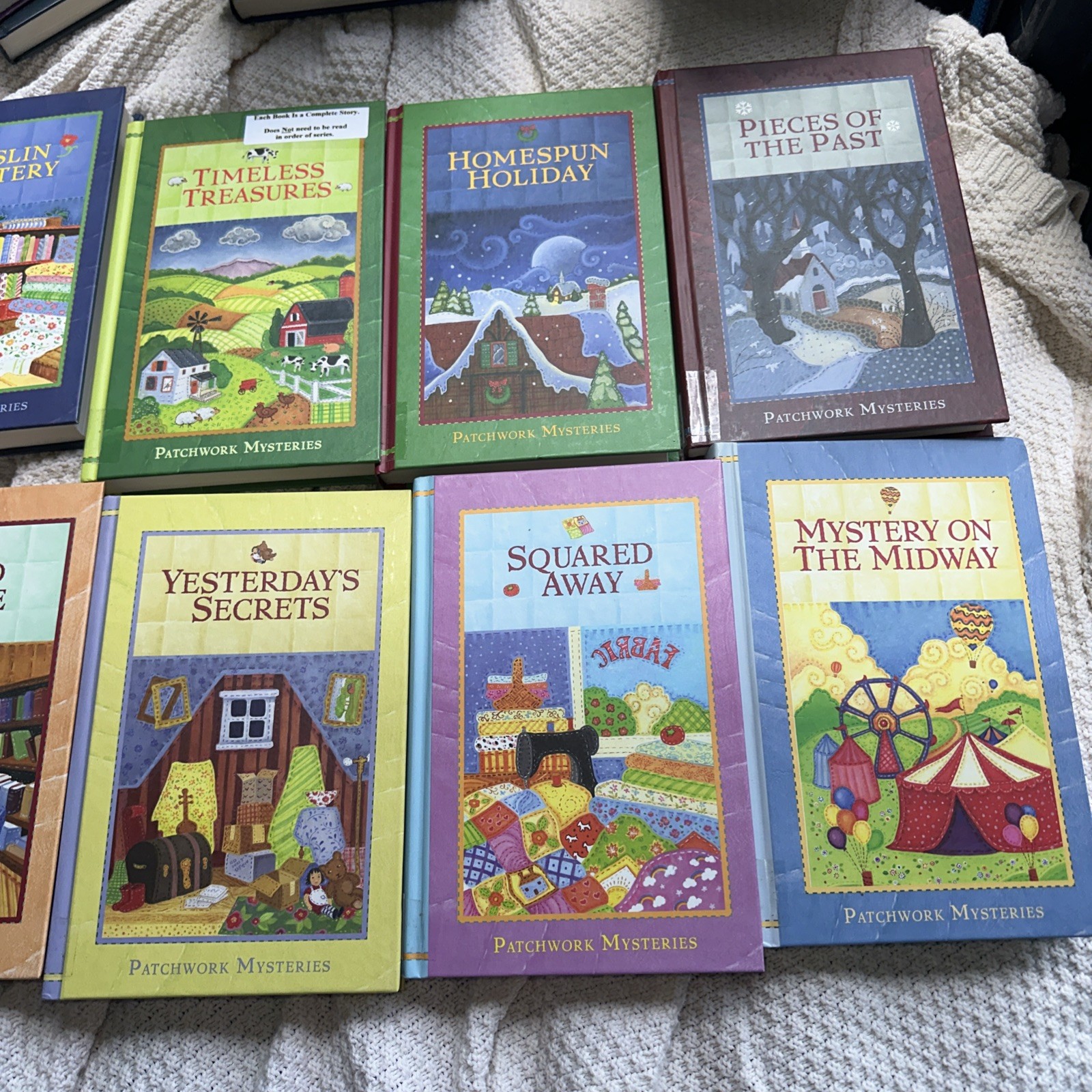 Lot of 12 Guideposts Patchwork Mysteries HC Books volumes 1-12 EUC