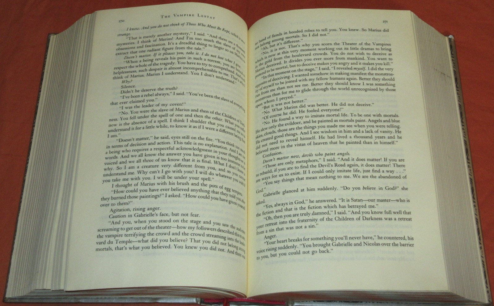 Vintage 1988 “THE VAMPIRE CHRONICLES” Hardcover Borzoi Book by Anne Rice
