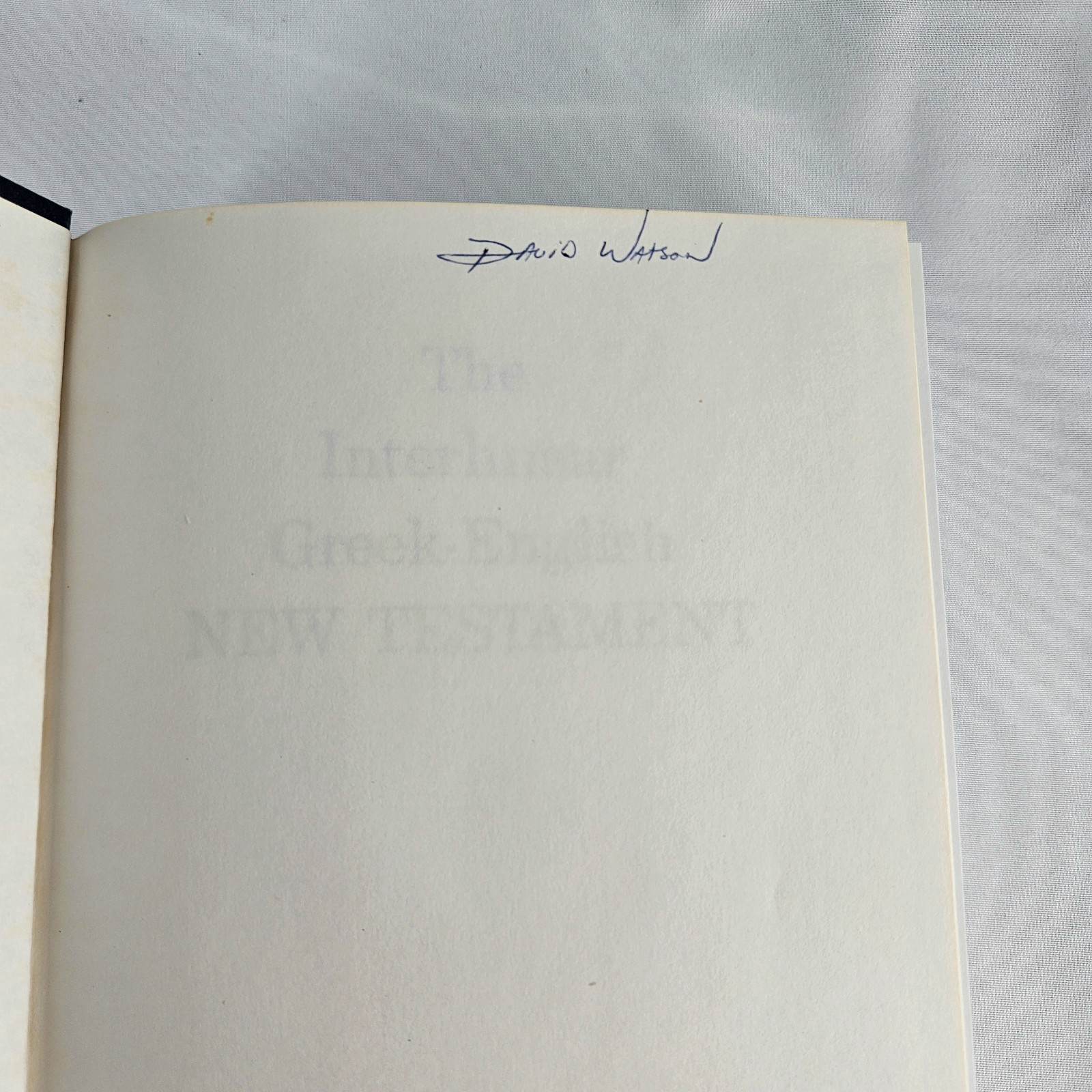 The Interlinear Bible Greek English Vol IV New Testament – Hendrickson