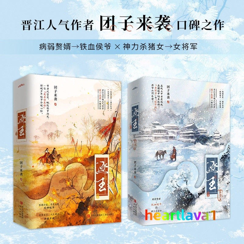 Zhu Yu Original Novel Books Love Story w/Poster Bookmark 逐玉 团子来袭著 张凌赫
