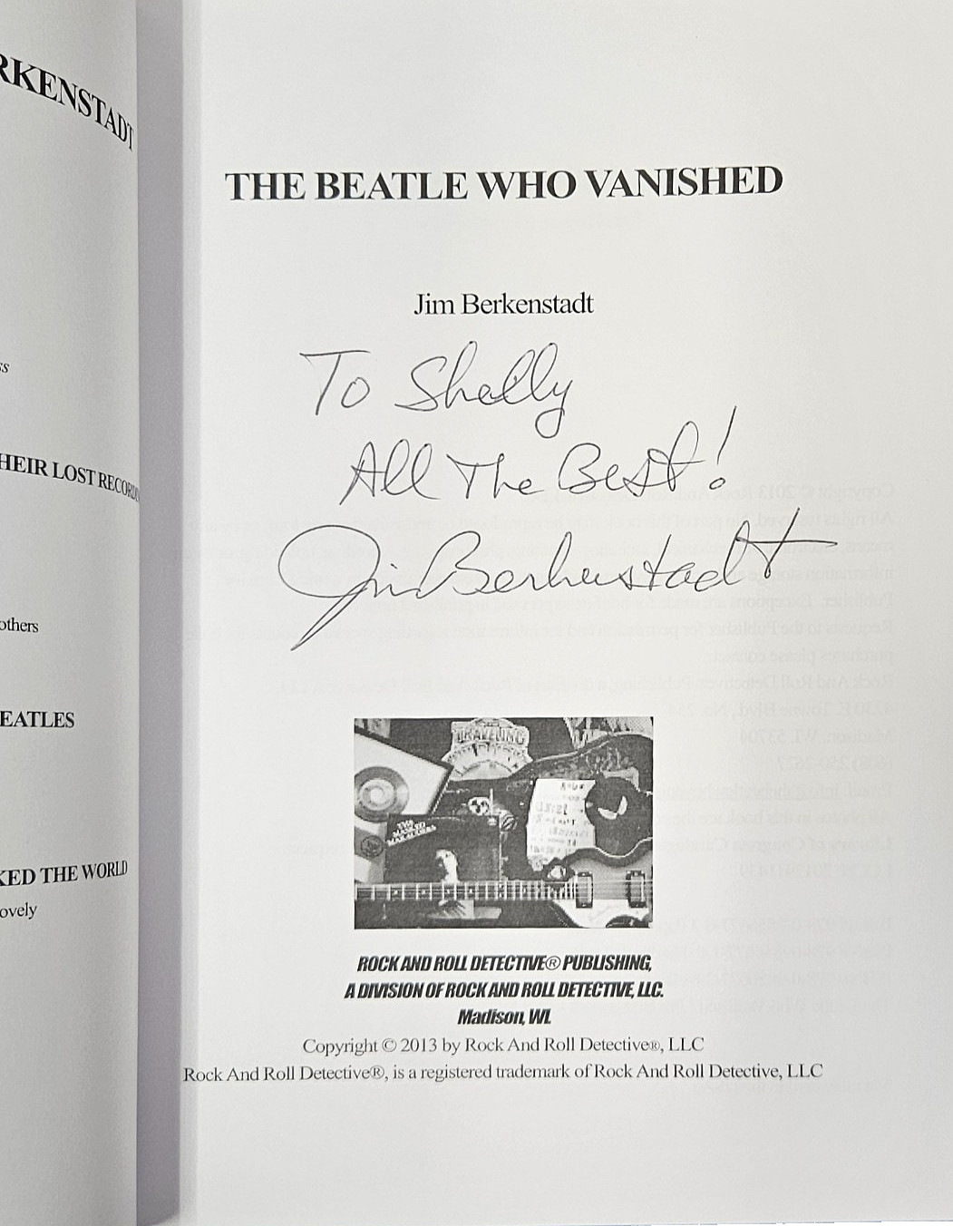 The Beatle Who Vanished – Signed, First Edition
