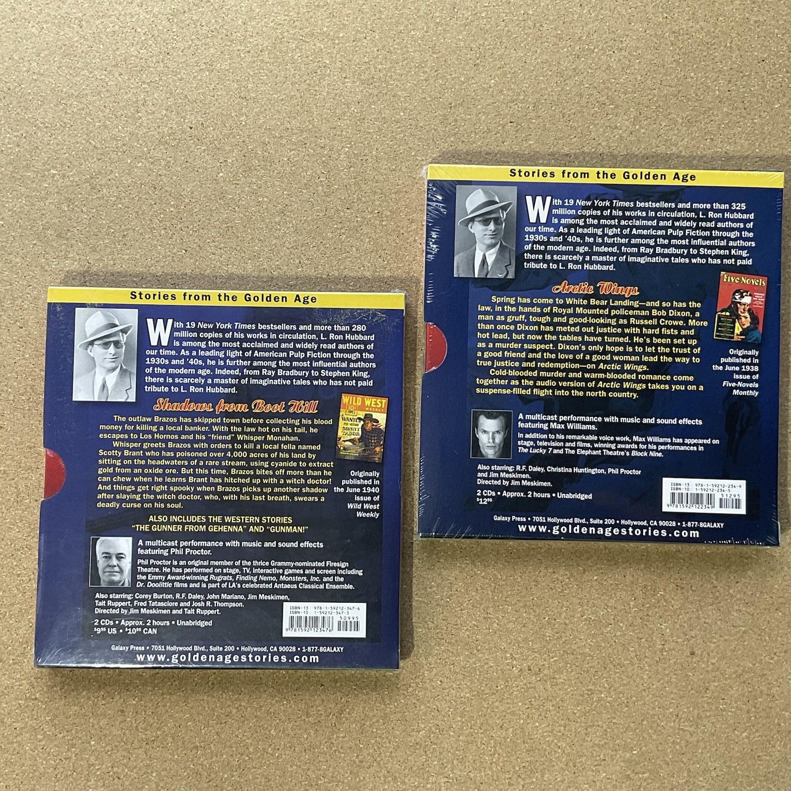 L Ron Hubbard “Stories From the Golden Age”, 10x Audiobook CD Set NEW Sealed