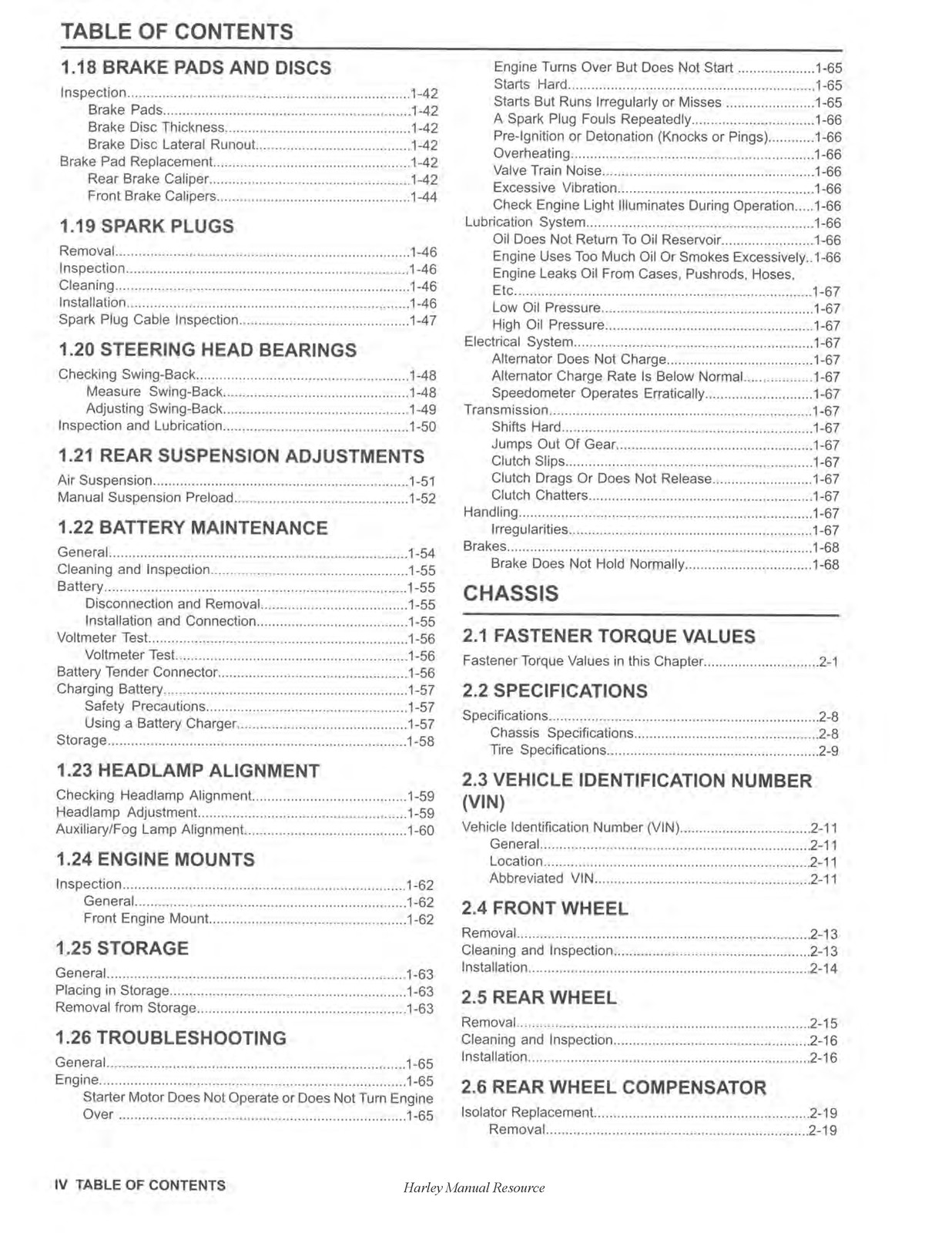 HARLEY-DAVIDSON FLHR FLHX FLHXS FLHTK FLHTCU Touring Service Manual 2014