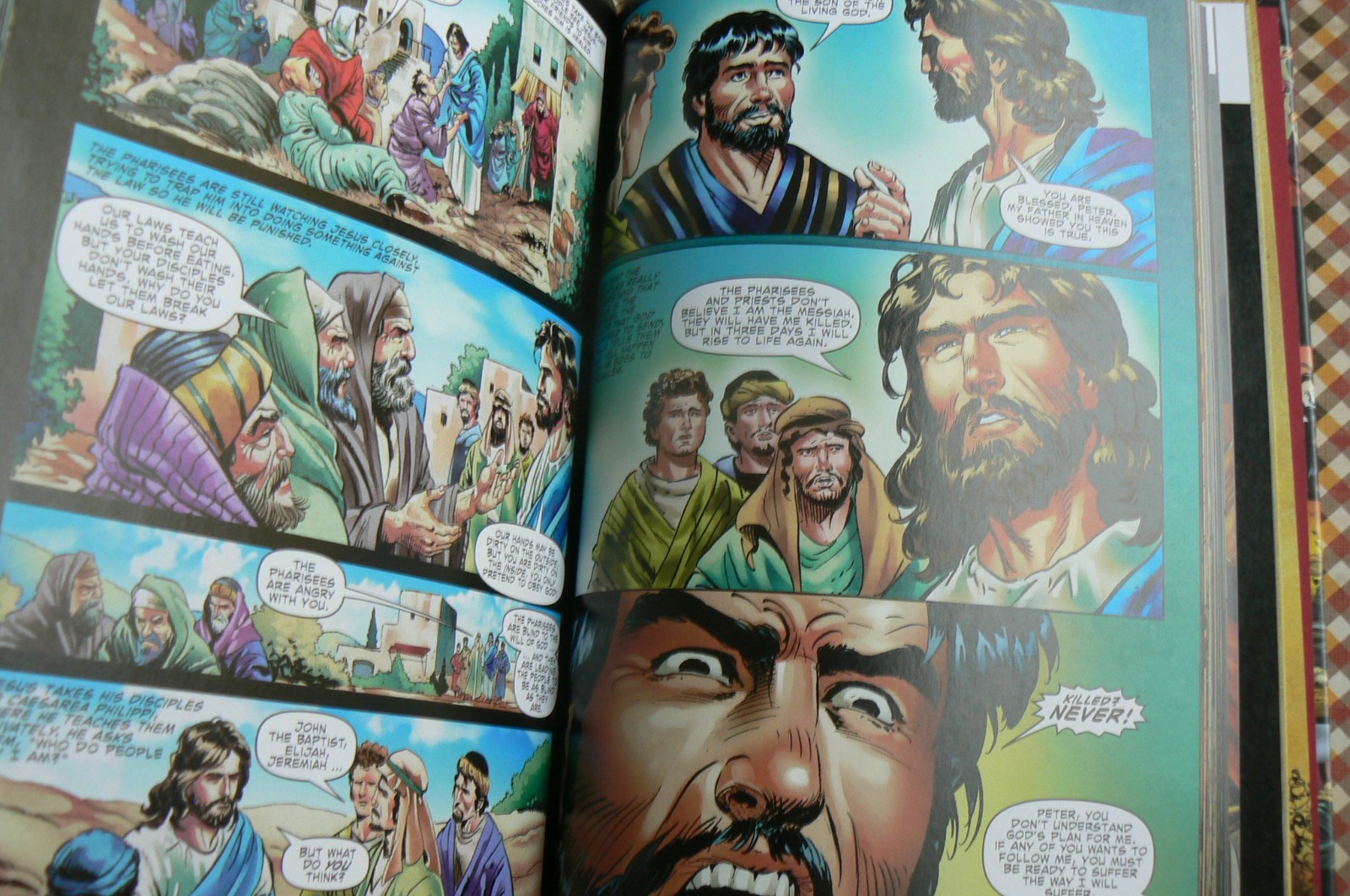 Action Bible,God’s Redemptive Story,Graphic Narrative,Sergio Cariello 1st Ed HC