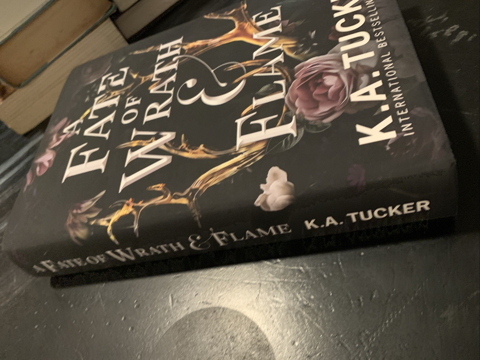 Fate of Wrath and Flame by K. A. Tucker (2023, Hardcover) Hand Signed