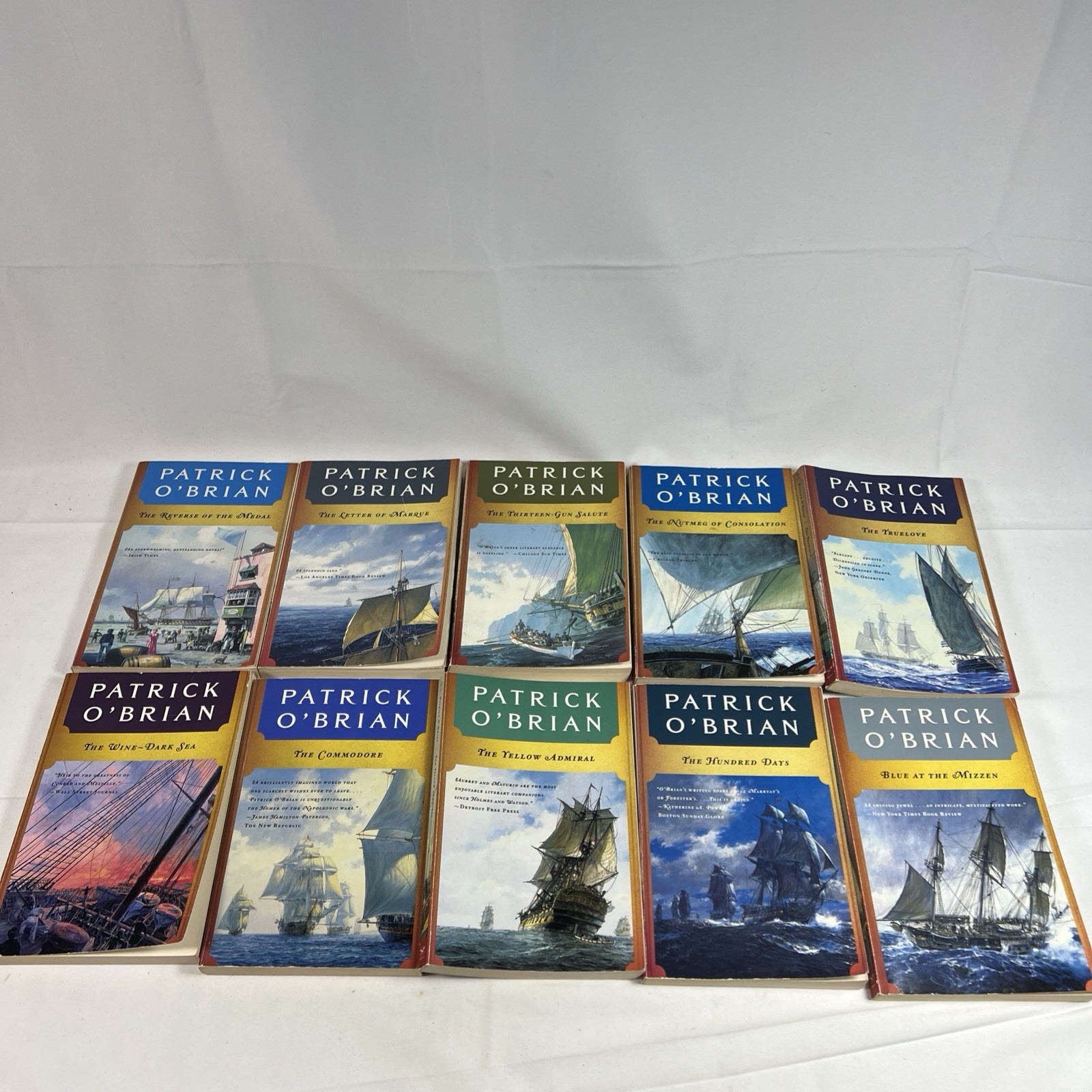 Complete Set Series Lot of 21 Aubrey & Maturin Master Commander Patrick O’Brian