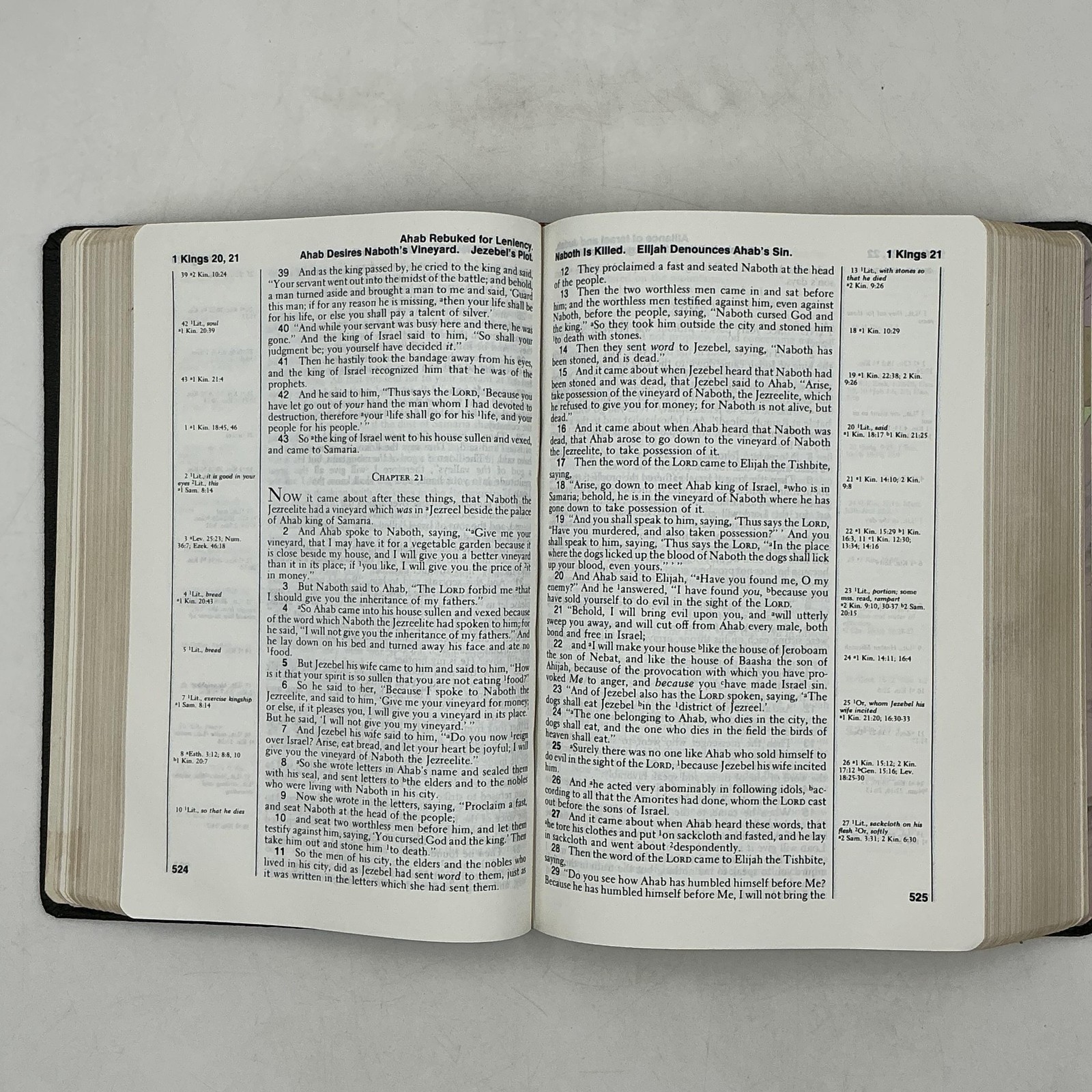 New American Standard Bible Reference Edition Lockman 1973 Morocco Leather