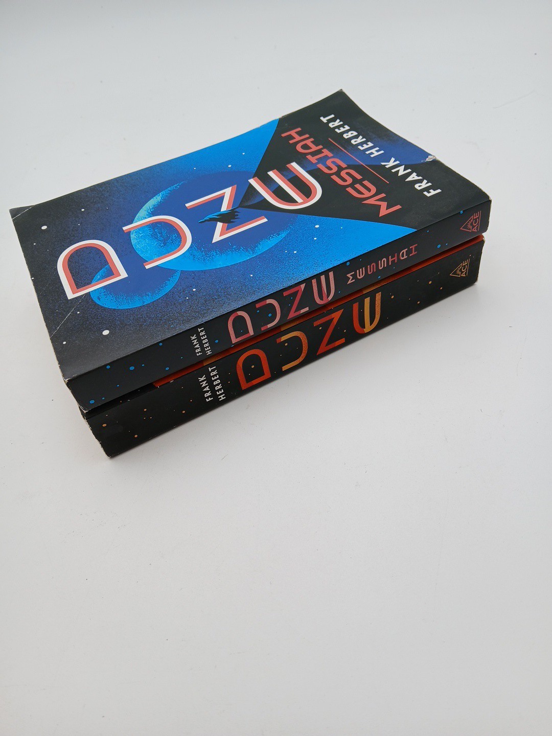 Dune Paperback Book 1 and 2 rank Herbert Sci-Fi Action Ace Very Good