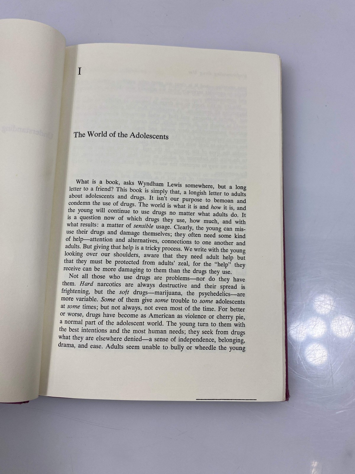 Understanding Drug Use by Marin/Cohen Ex-library 1971 HC