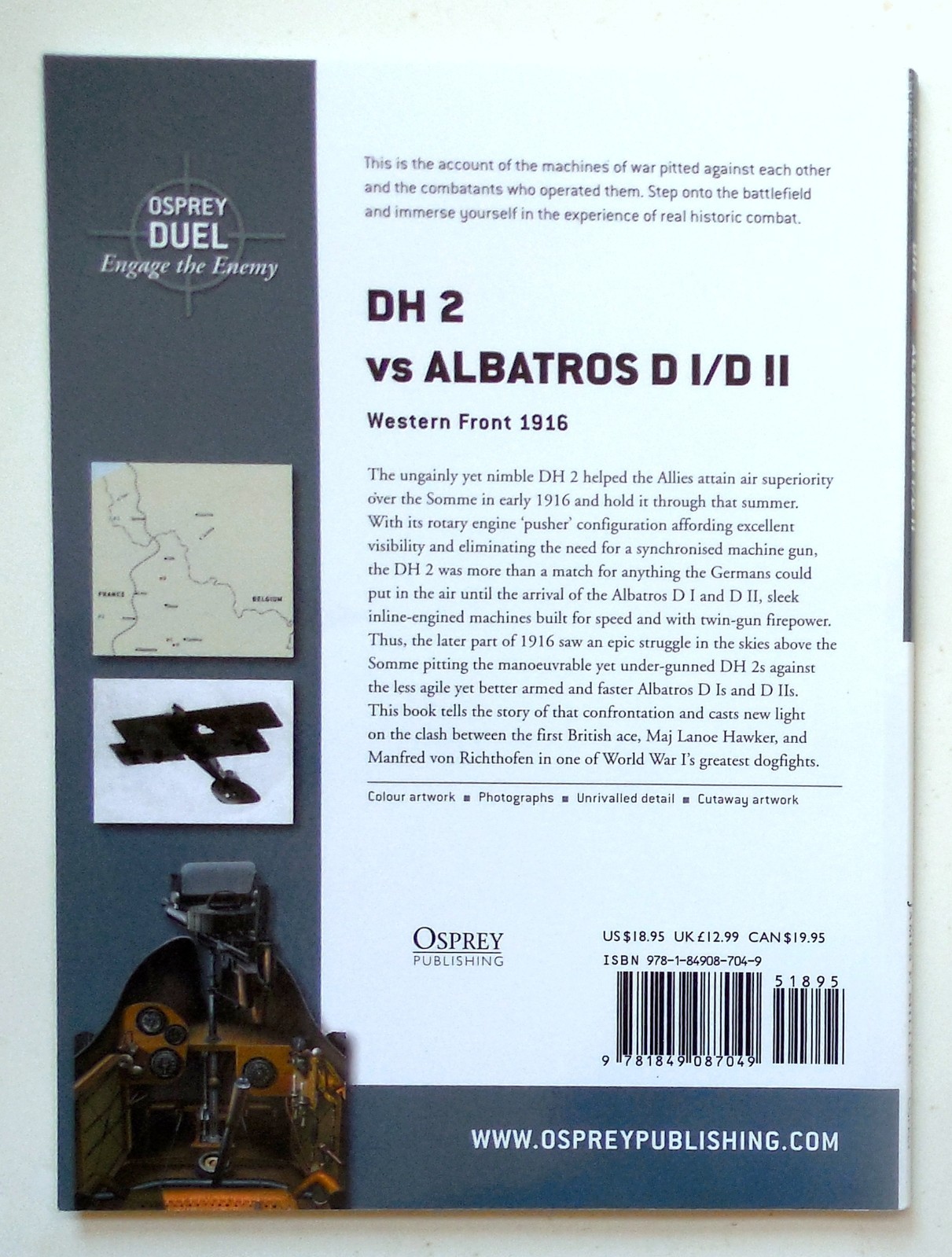 Osprey Duel Series “DH 2 vs. Albatros D I/D II – Western Front 1916 Book No. 42