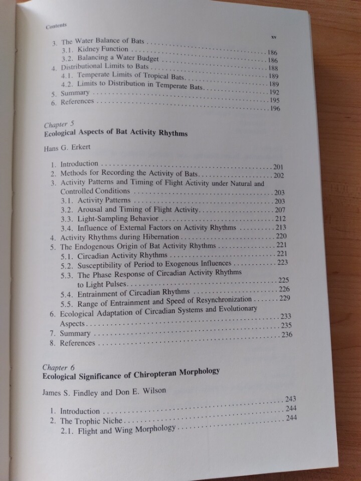 Ecology of Bats Kunz 1982
