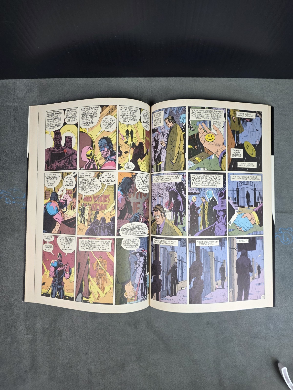 WATCHMEN #2 VF+ Alan Moore Dave GIbbons DC Comics 1986 Dr Manhattan Rorschach A1