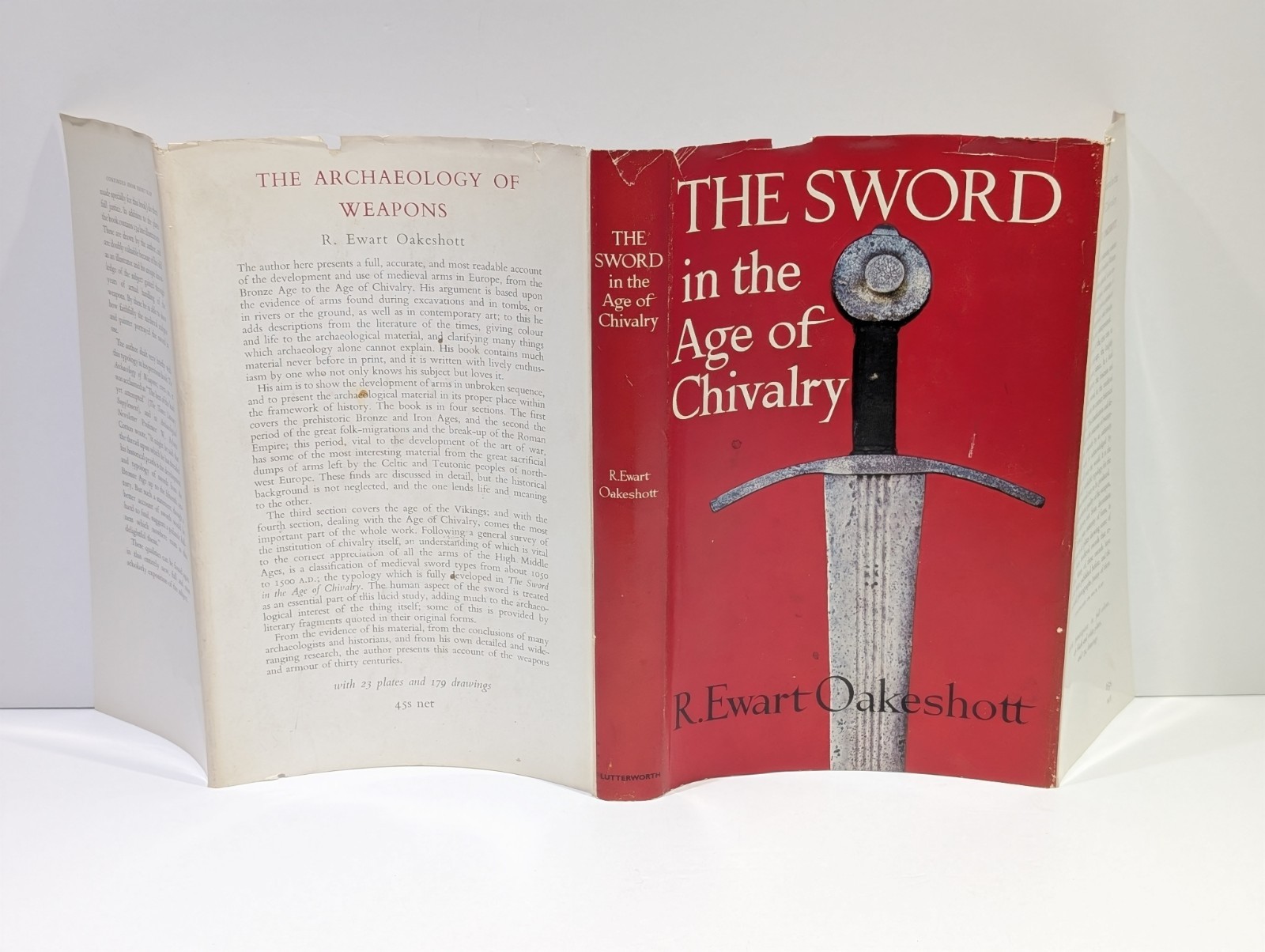 The Sword In The Age Of Chivalry Hardcover 1ST Ed. Book Oakeshott w/ Dust Jacket