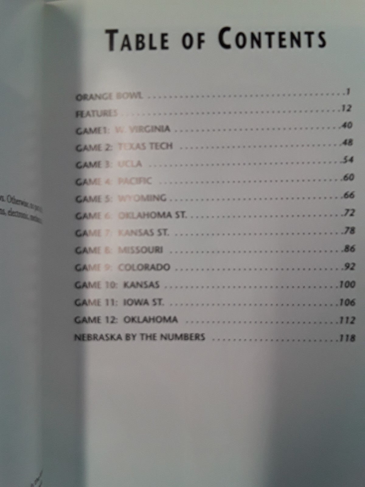 Nebraska Cornhusker 1994-1995 Football Natl Champs 5 books VG 240321