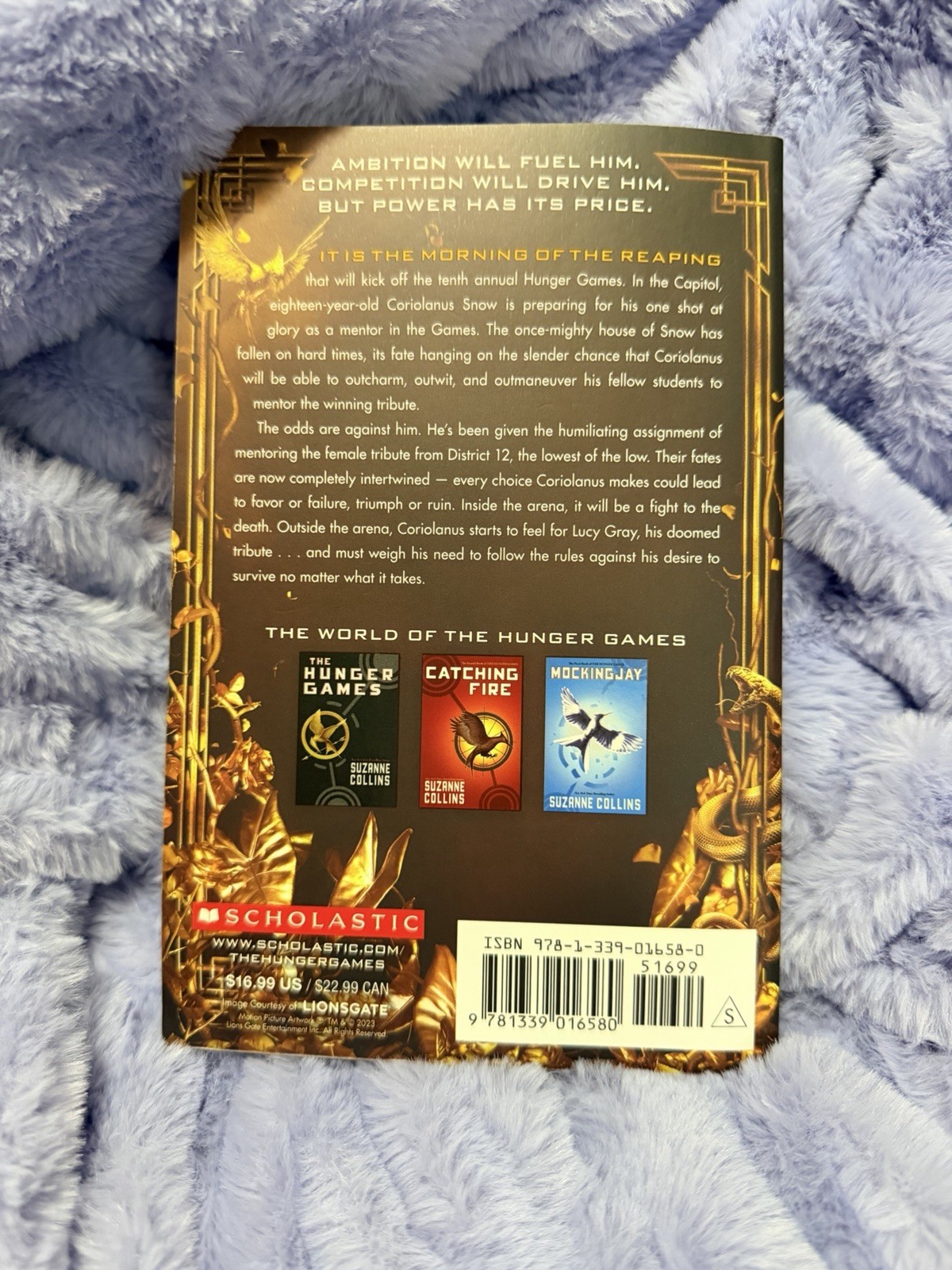 Ballad of Songbirds and Snakes Paperback Book Suzanne Collins Movie Tie In First