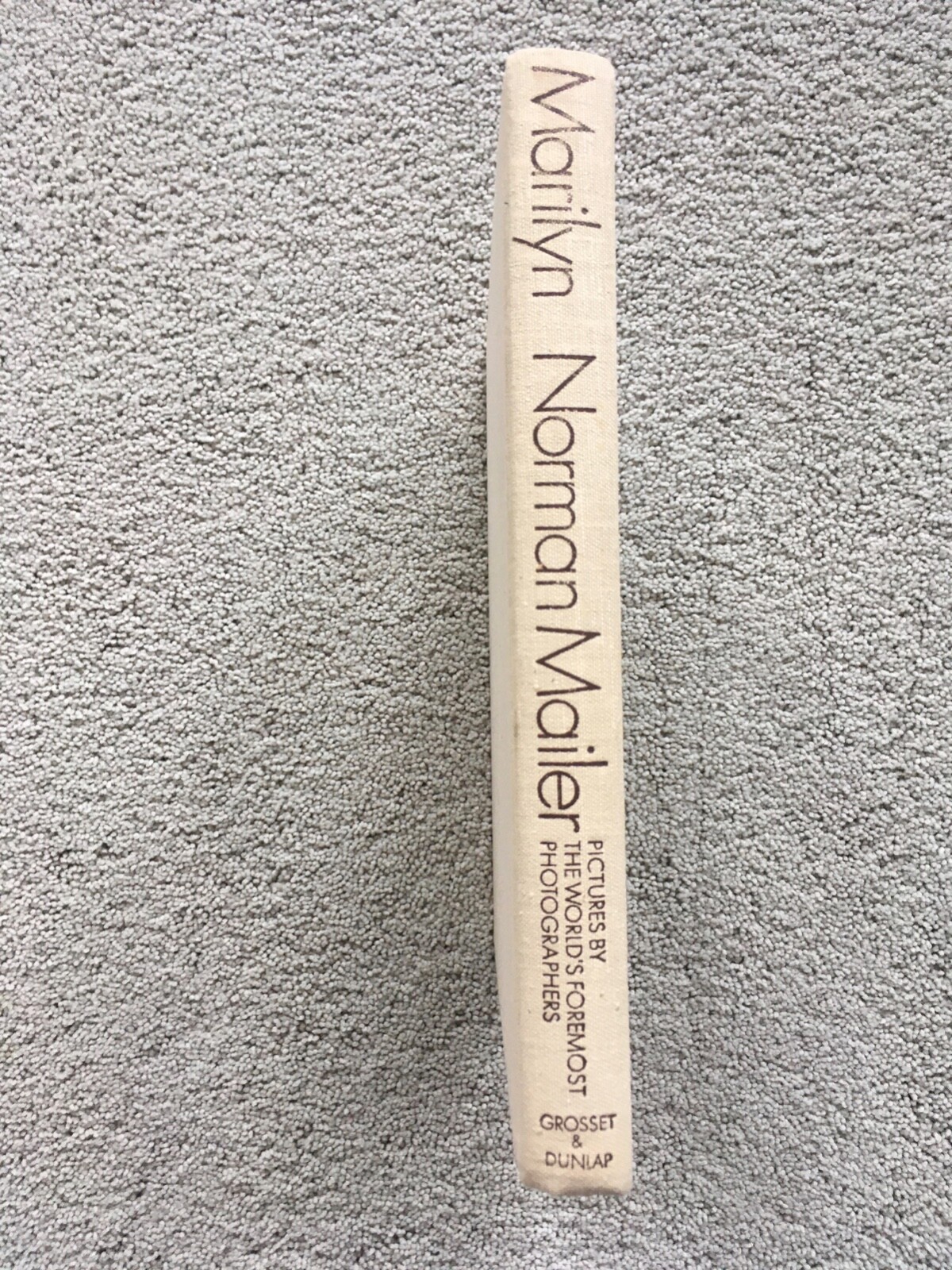 Marilyn: A Biography, Norman Mailer, HCDJ, 1st edition, 1st printing, Very Good